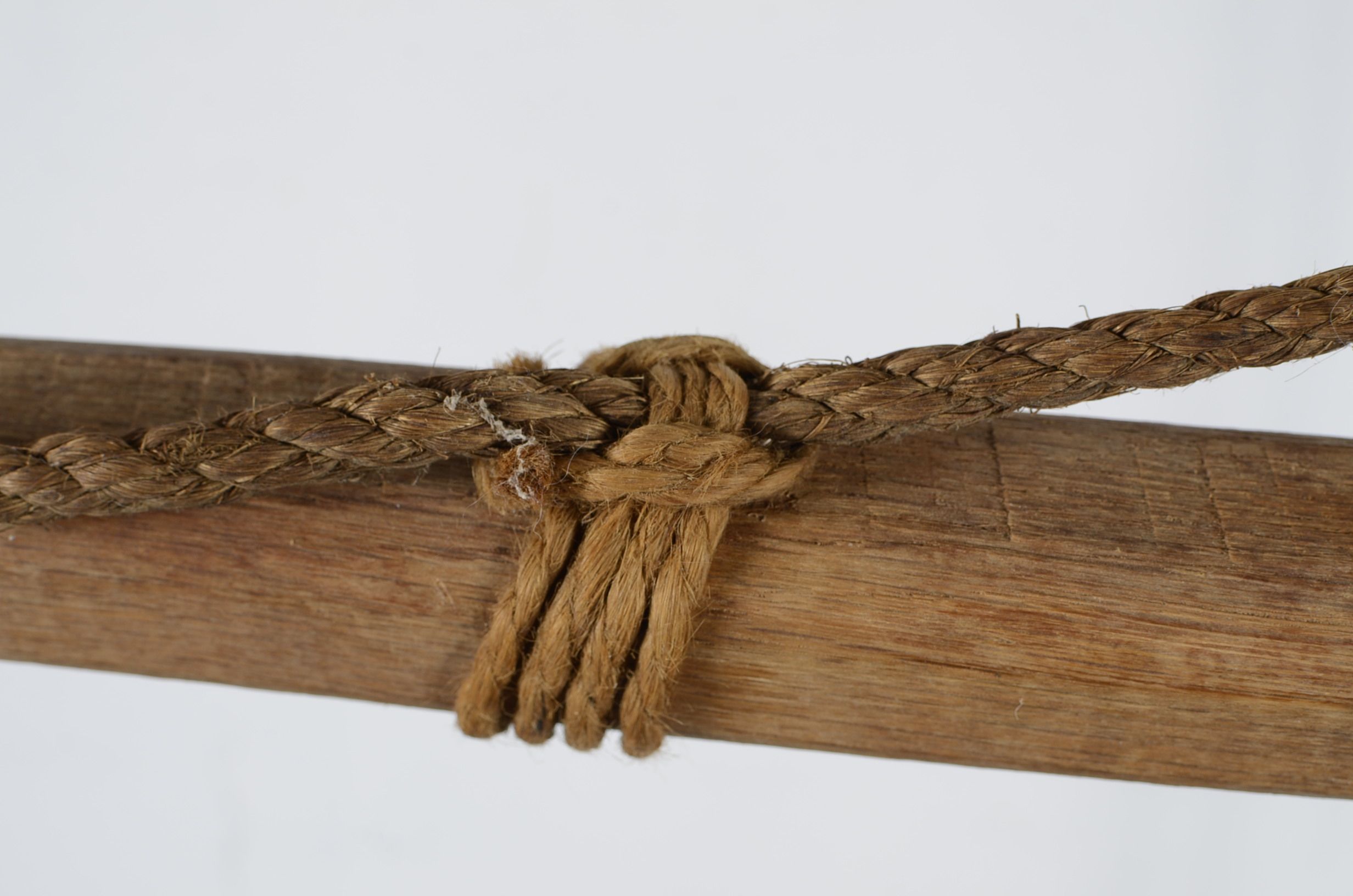 Antique Whaling Harpoon and Mermaid Painted Boat Oar Circa 1800's