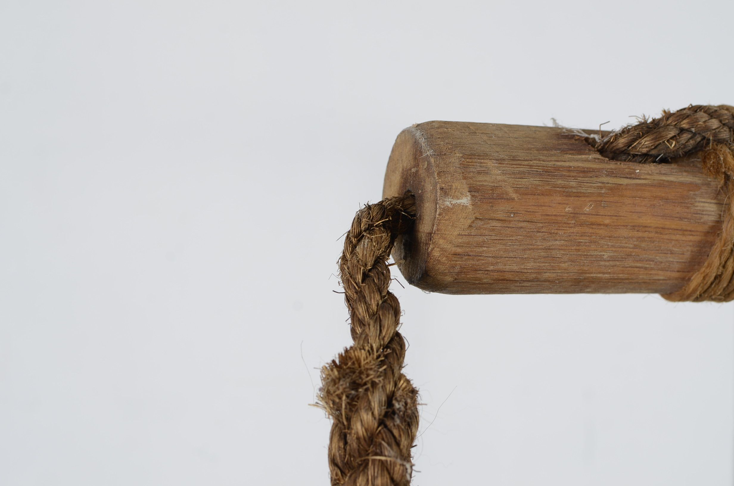 Antique Whaling Harpoon and Mermaid Painted Boat Oar Circa 1800's