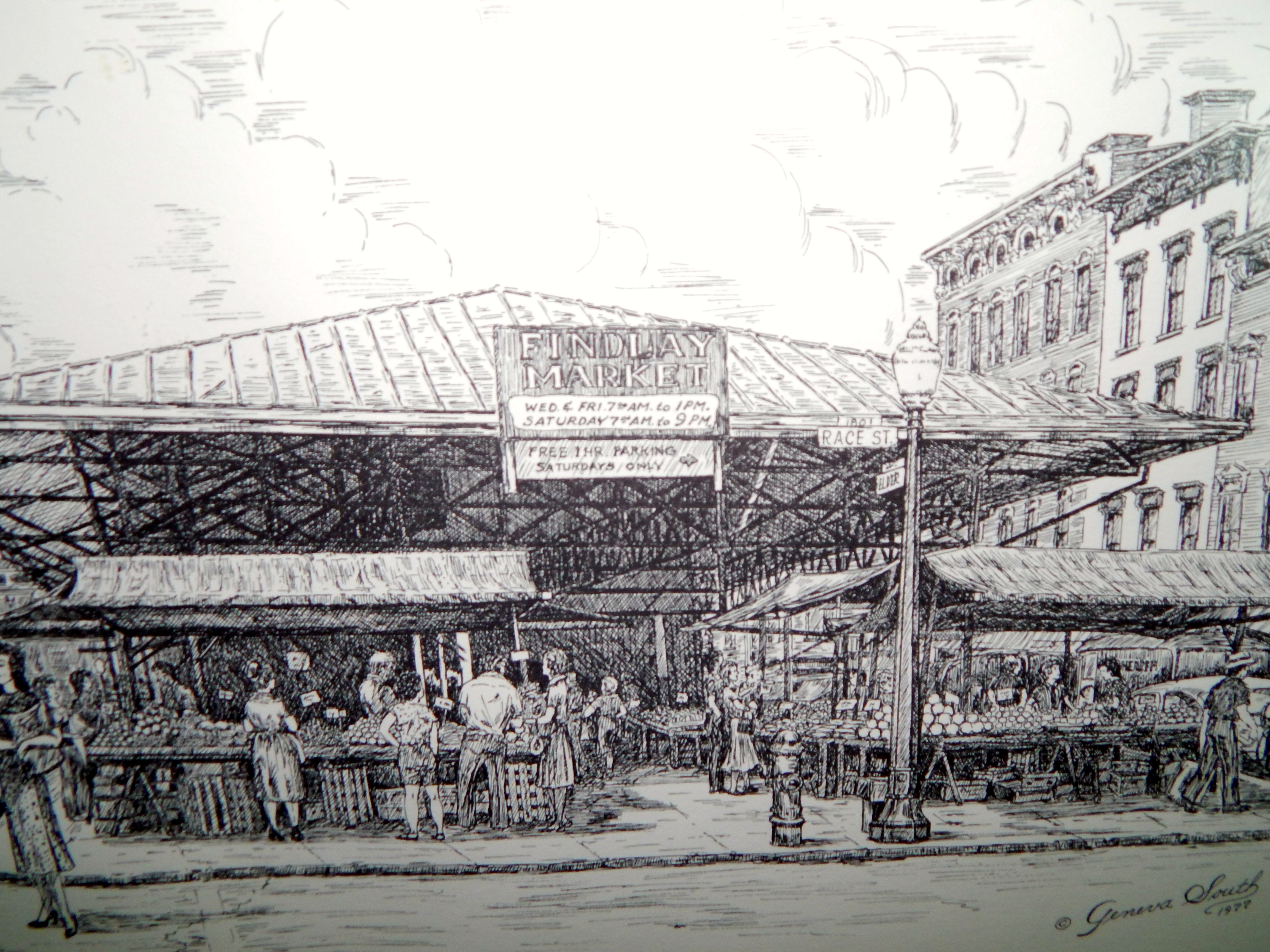 Geneva South Prints "Union Termainal" & "Findley Market"