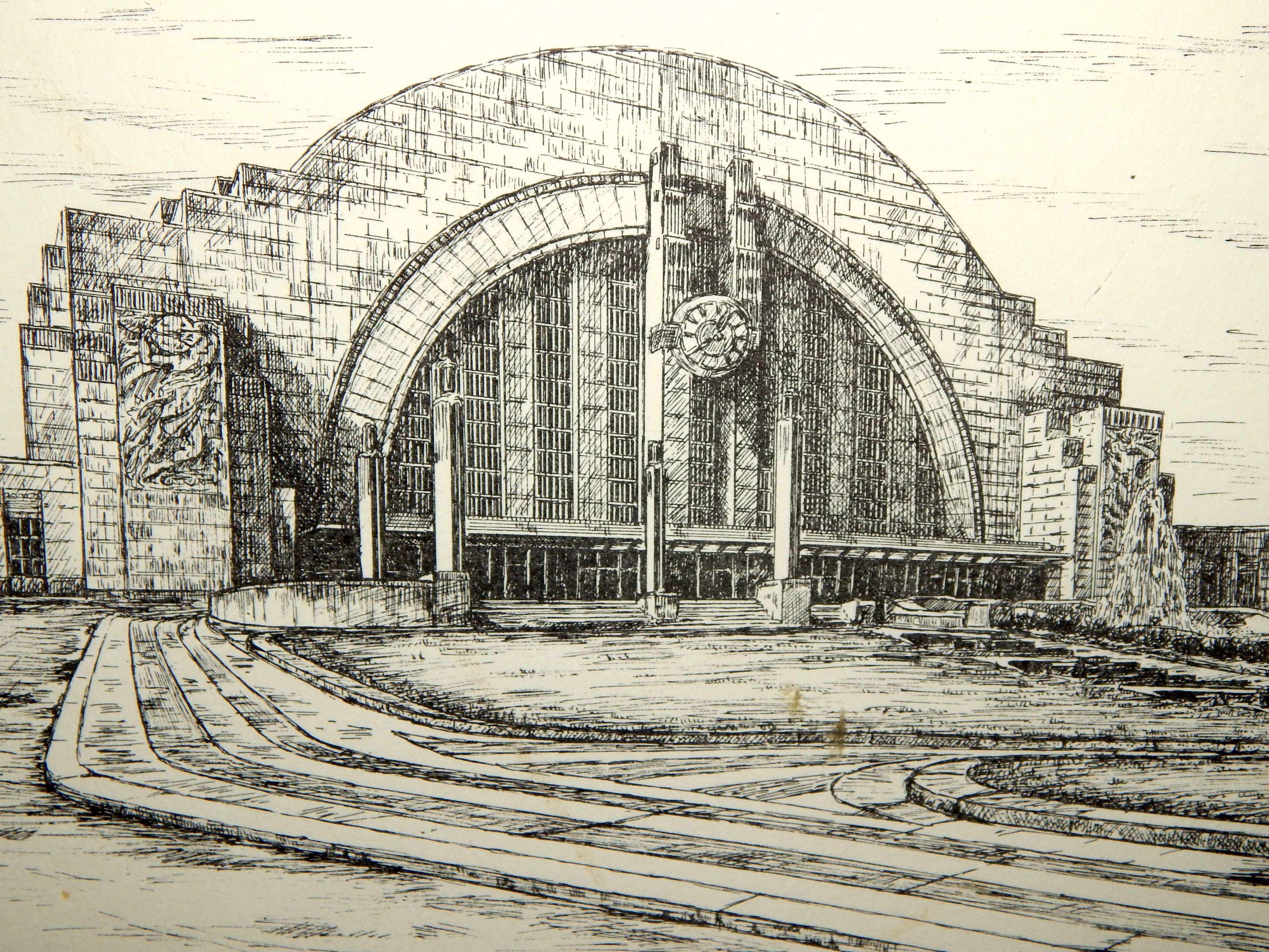 Geneva South Prints "Union Termainal" & "Findley Market"