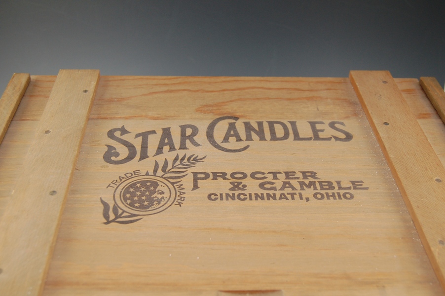 Procter and Gamble Star Candles Crates