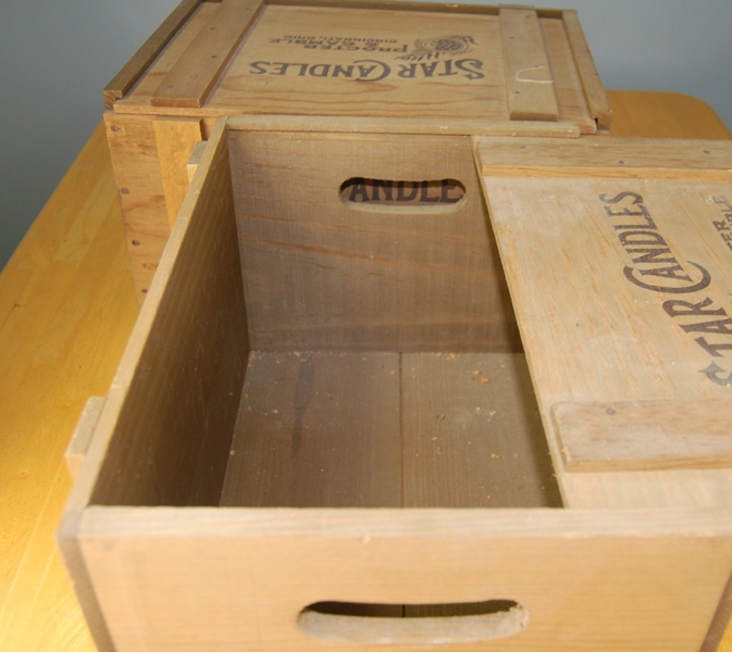 Procter and Gamble Star Candles Crates