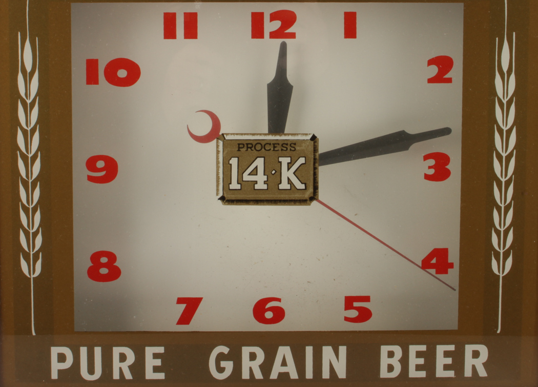 The Countryman Inc. Co. "Hudepohl" Square Advertising Clock