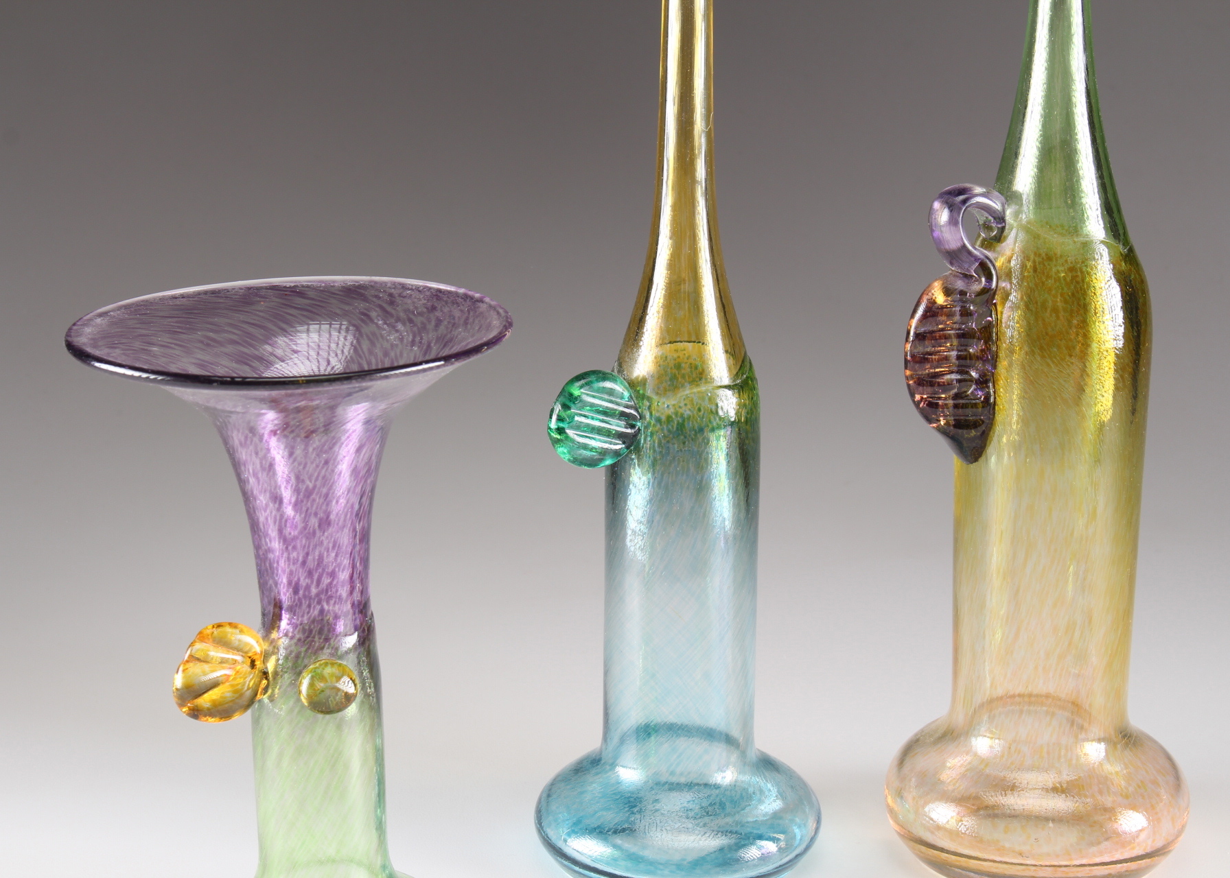 Collection of Four Kosta Boda Vases