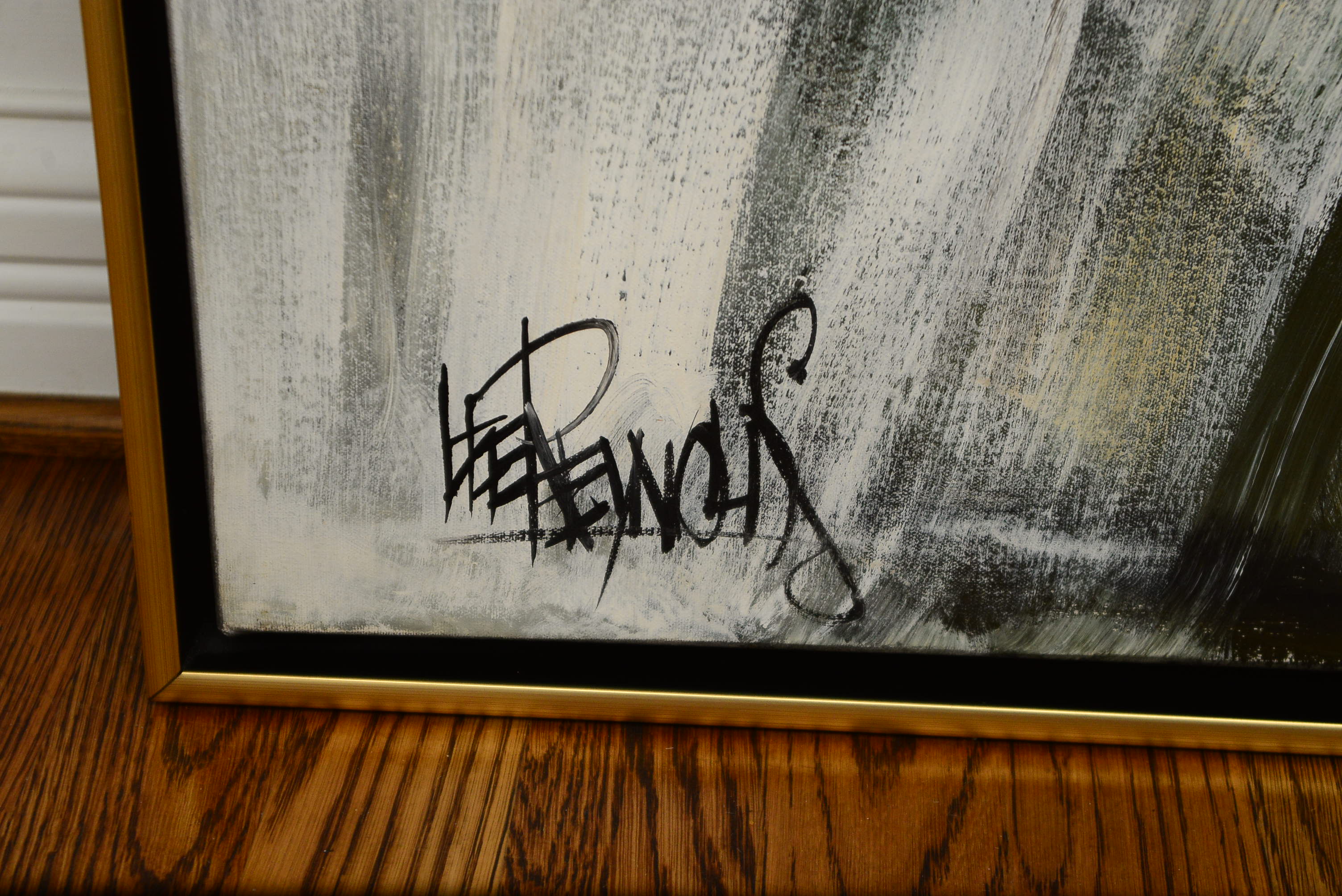 Lee Reynolds "Three Four Action" Racing Painting