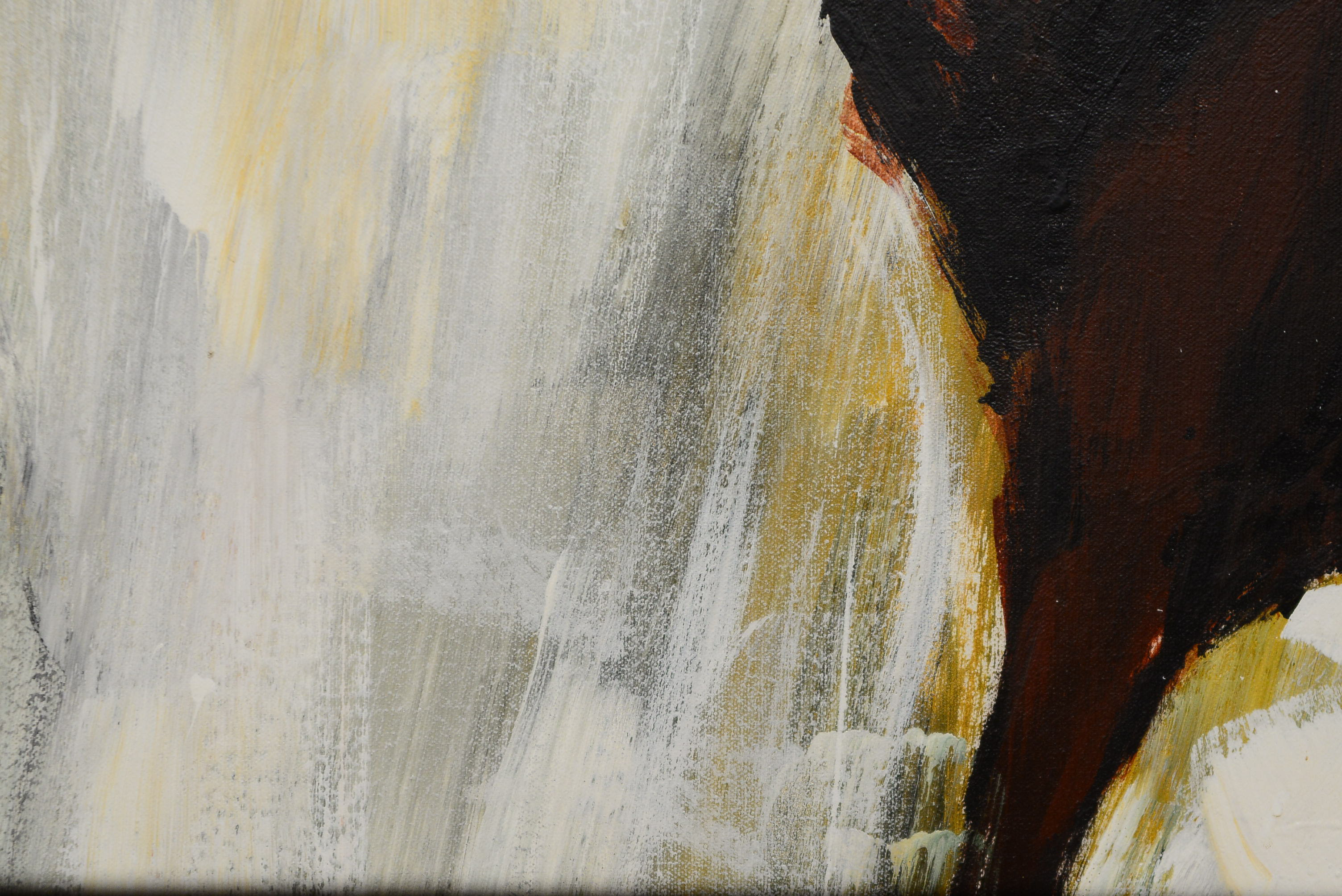 Lee Reynolds "Three Four Action" Racing Painting