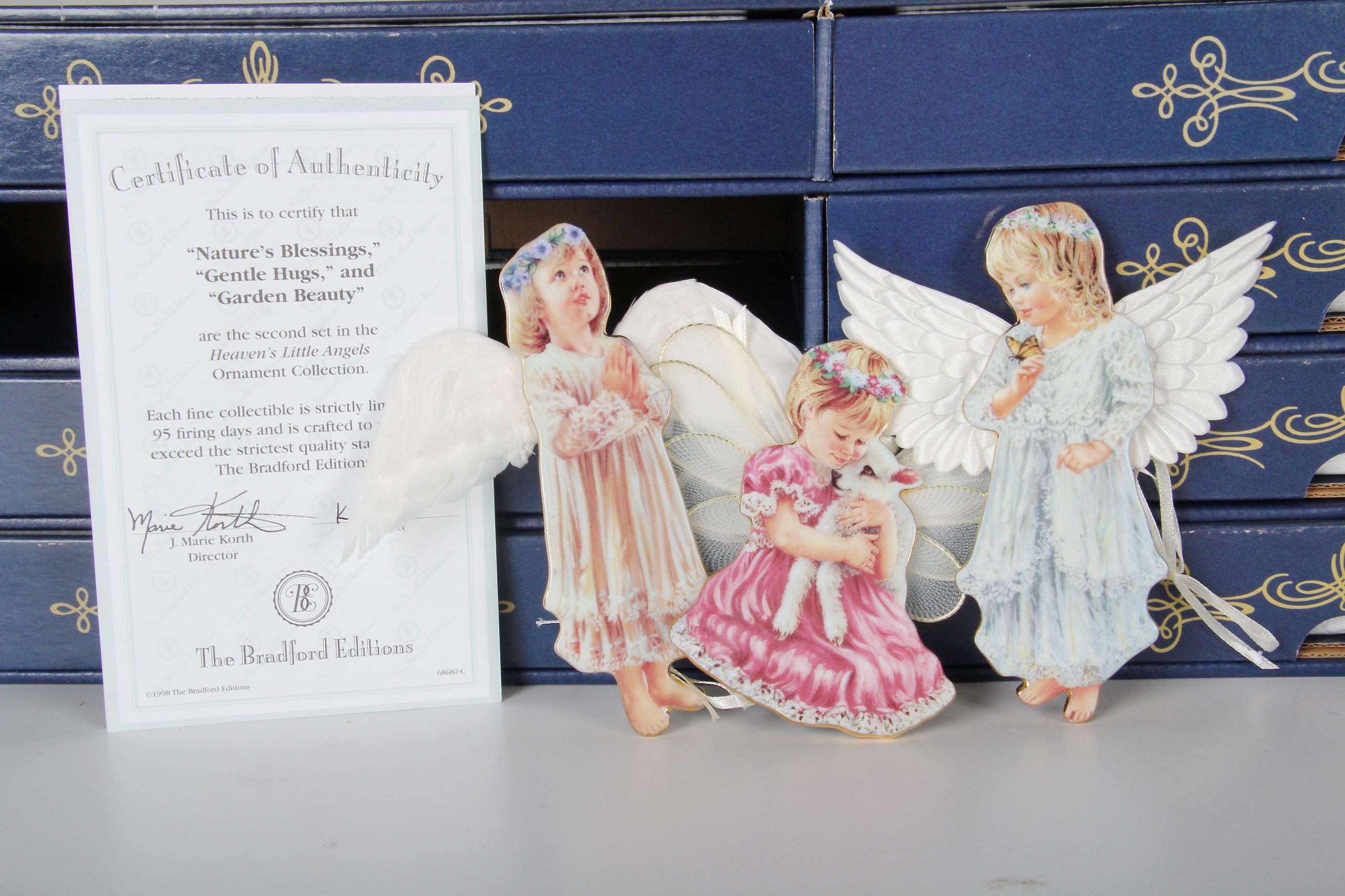 Set of 24 Bradford Ed. Heavens Little Angels By Dona Gelsinger