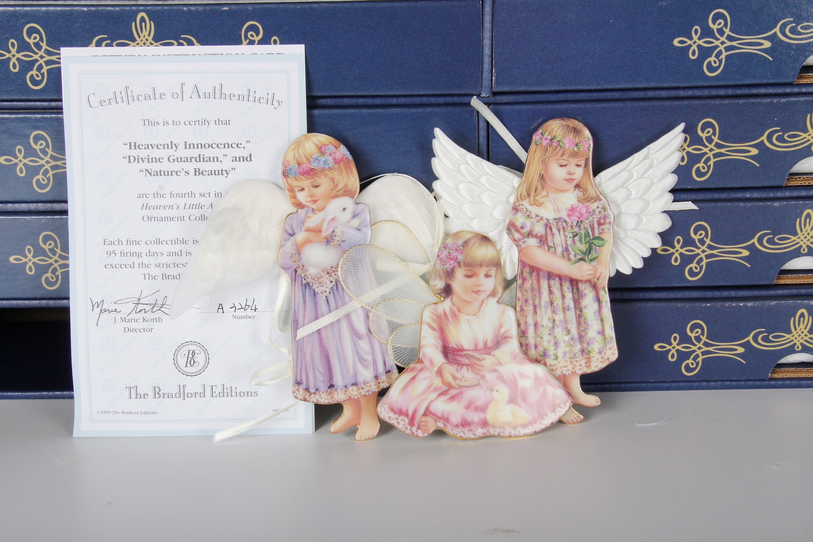 Set of 24 Bradford Ed. Heavens Little Angels By Dona Gelsinger