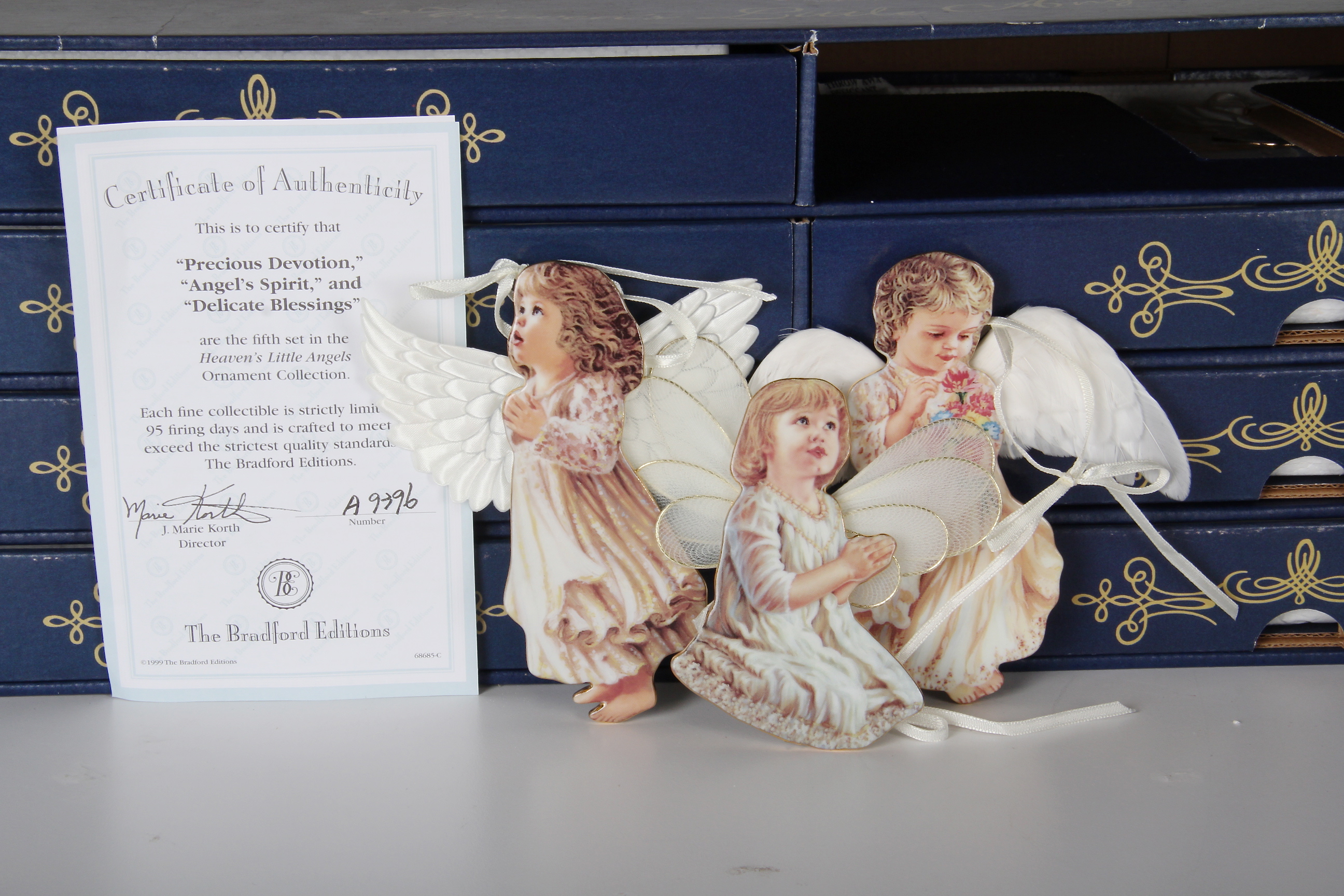 Set of 24 Bradford Ed. Heavens Little Angels By Dona Gelsinger