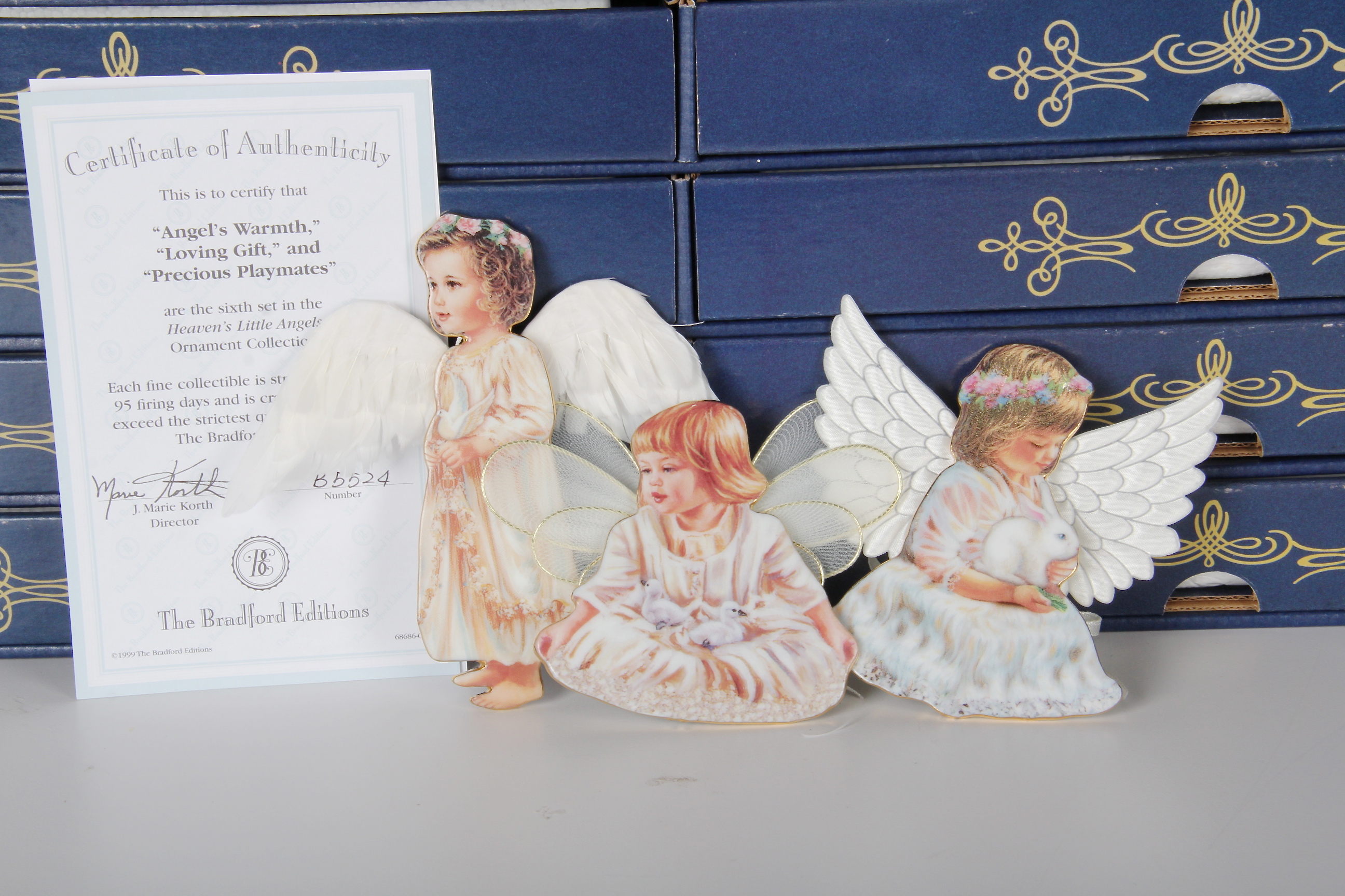 Set of 24 Bradford Ed. Heavens Little Angels By Dona Gelsinger