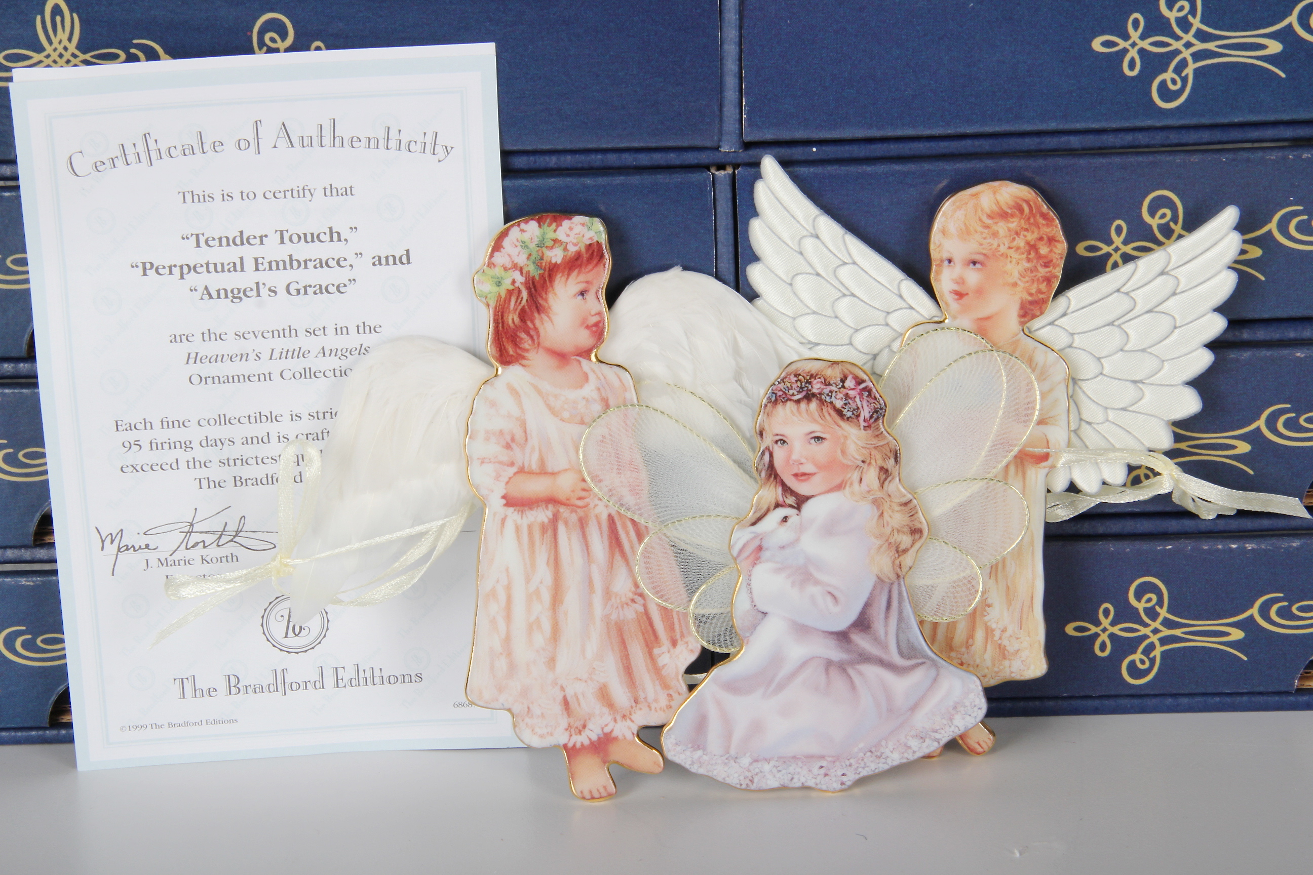 Set of 24 Bradford Ed. Heavens Little Angels By Dona Gelsinger