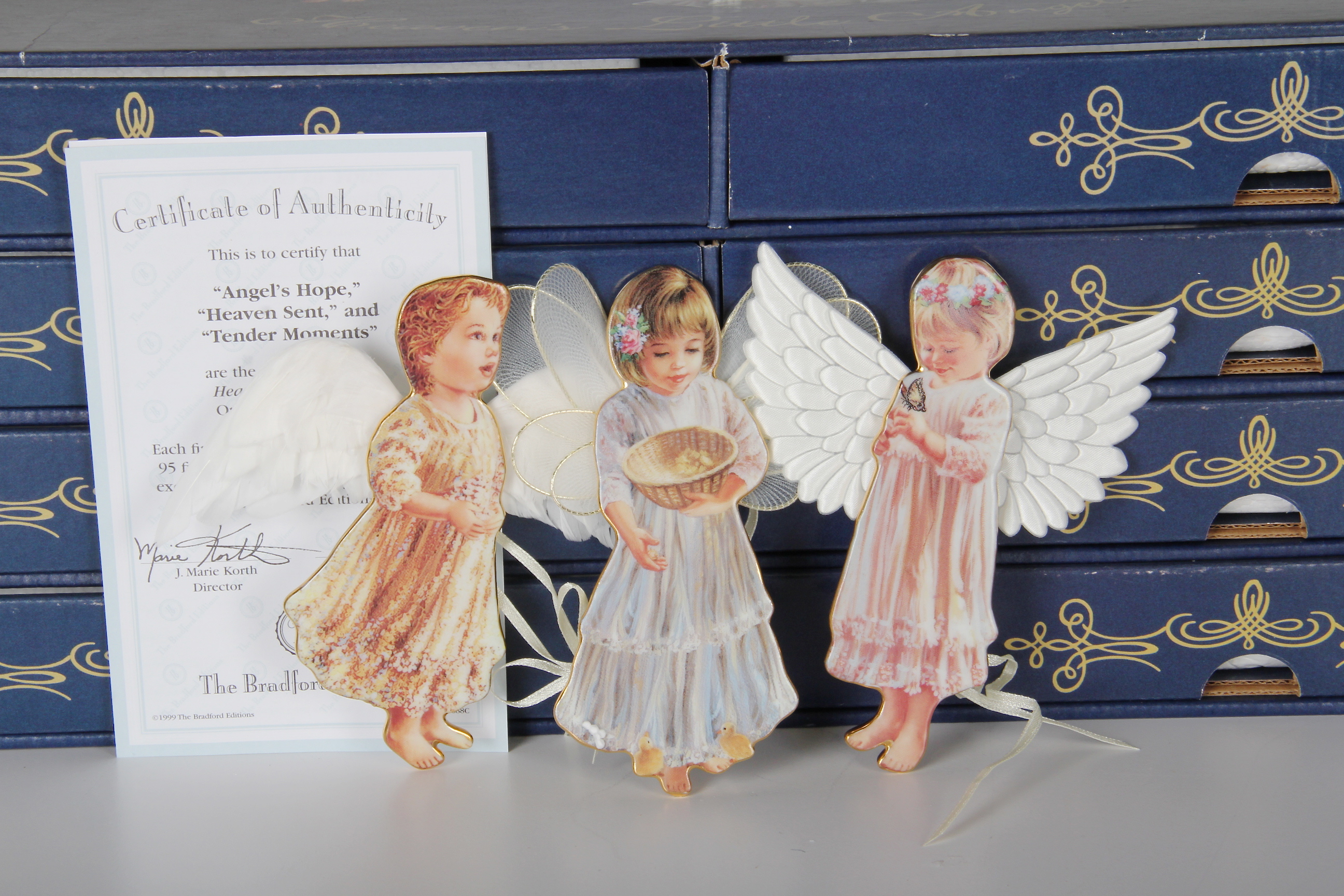 Set of 24 Bradford Ed. Heavens Little Angels By Dona Gelsinger