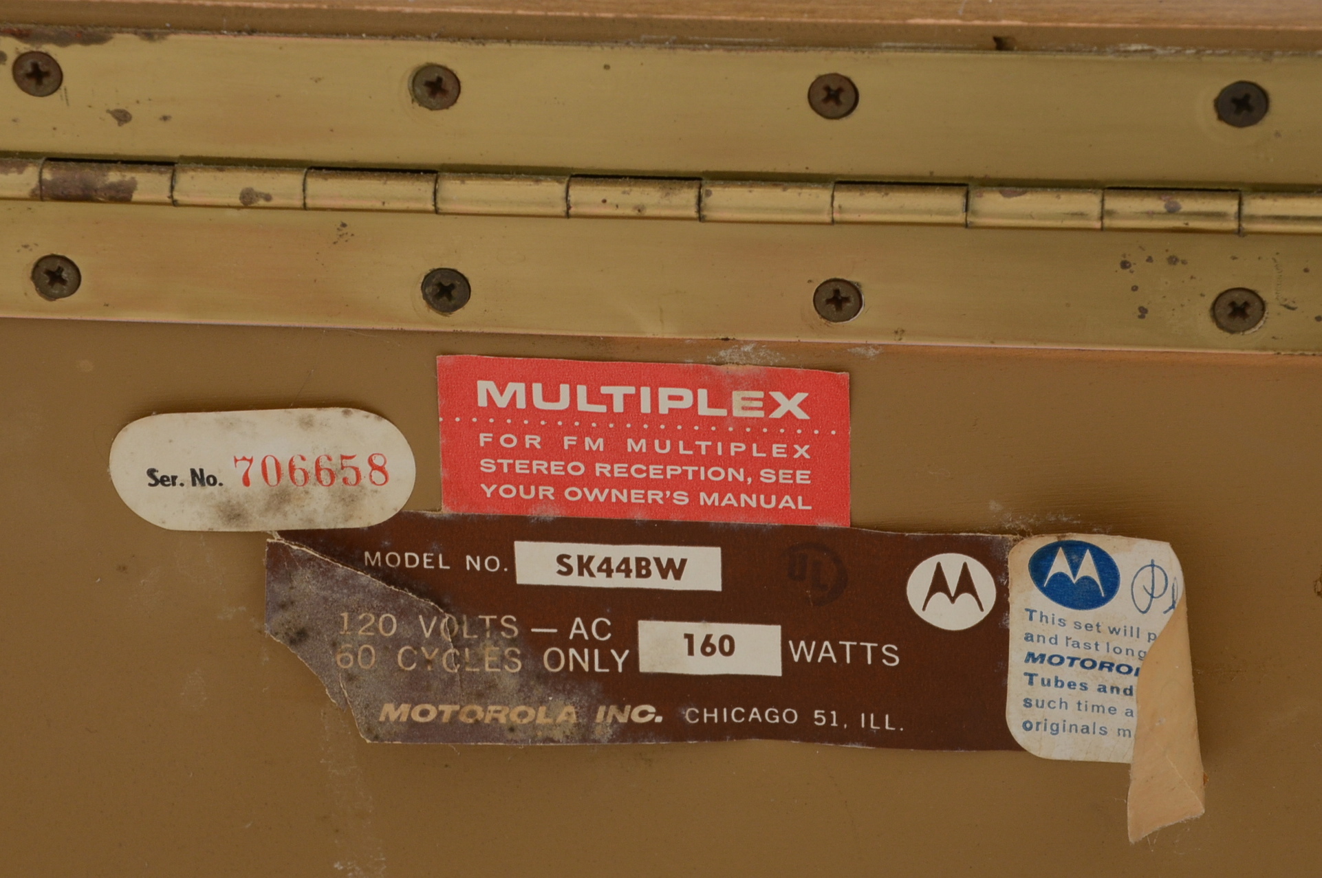 Vintage Motorola Console Stereo Hi-Fi