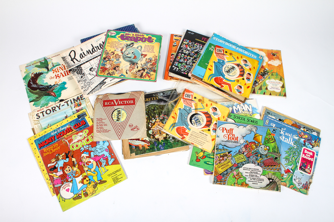 Fun Collection of Vintage Children's Vinyl Records