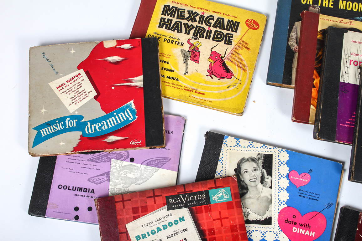 Collection of Vintage 78 LP Sets