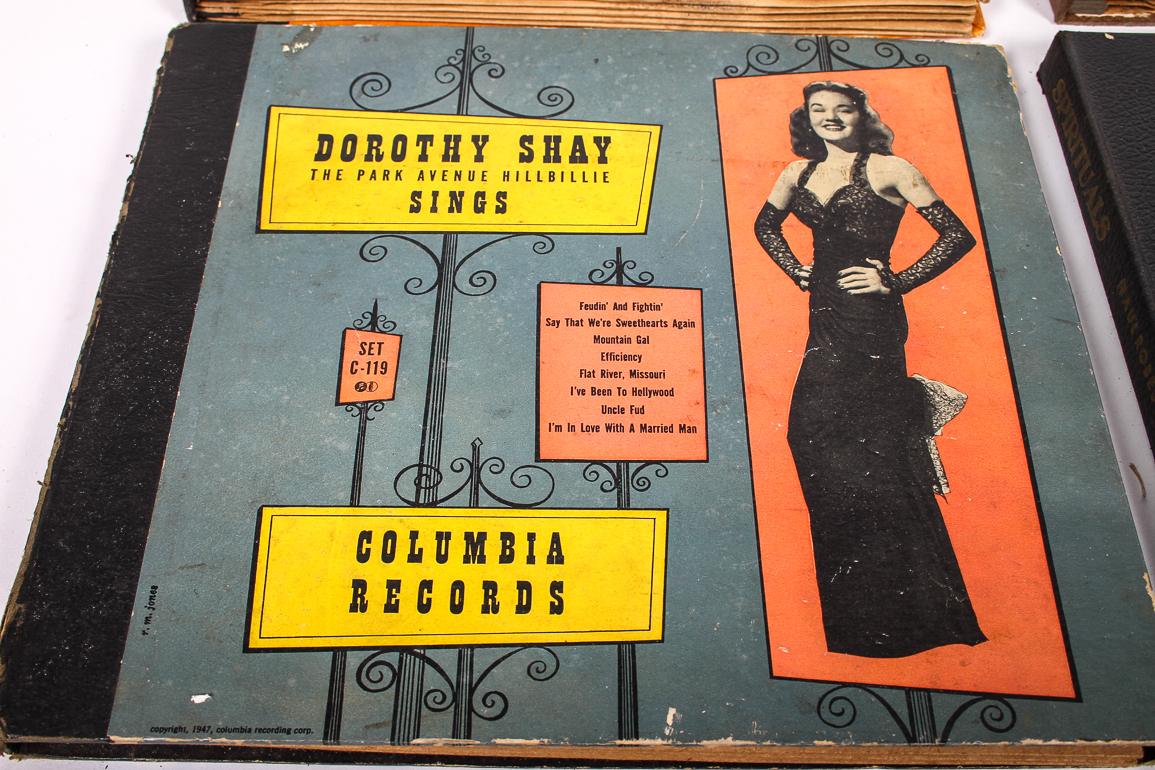 Collection of Vintage 78 LP Sets