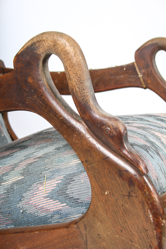 Early 20th Century Gooseneck Rocking Chair