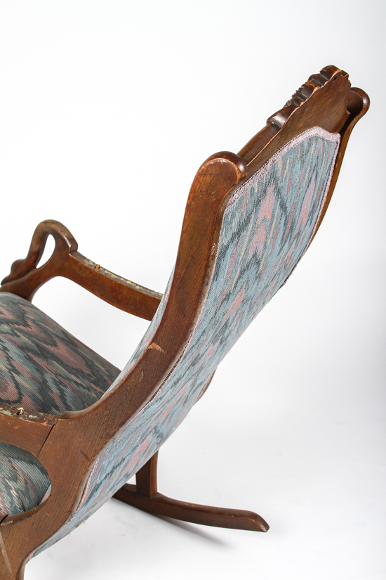 Early 20th Century Gooseneck Rocking Chair