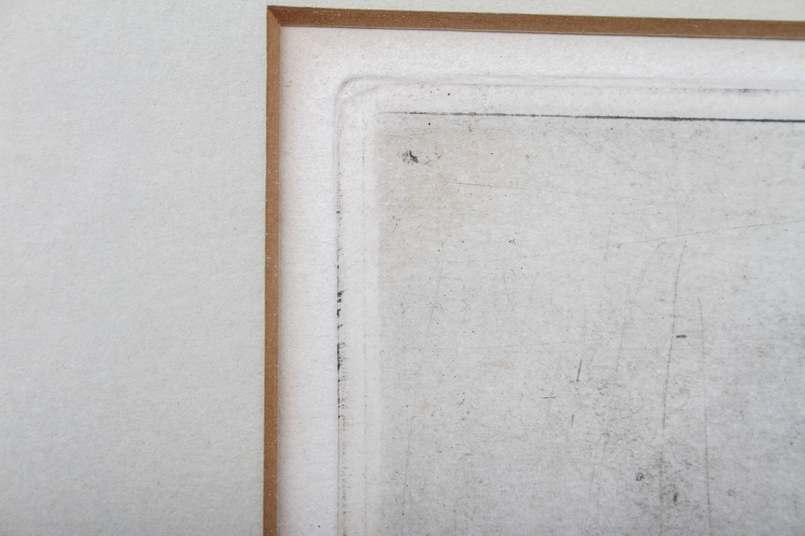 Luigi Kasimir Pencil Signed Etching "Hamburg, Zoli Canal"