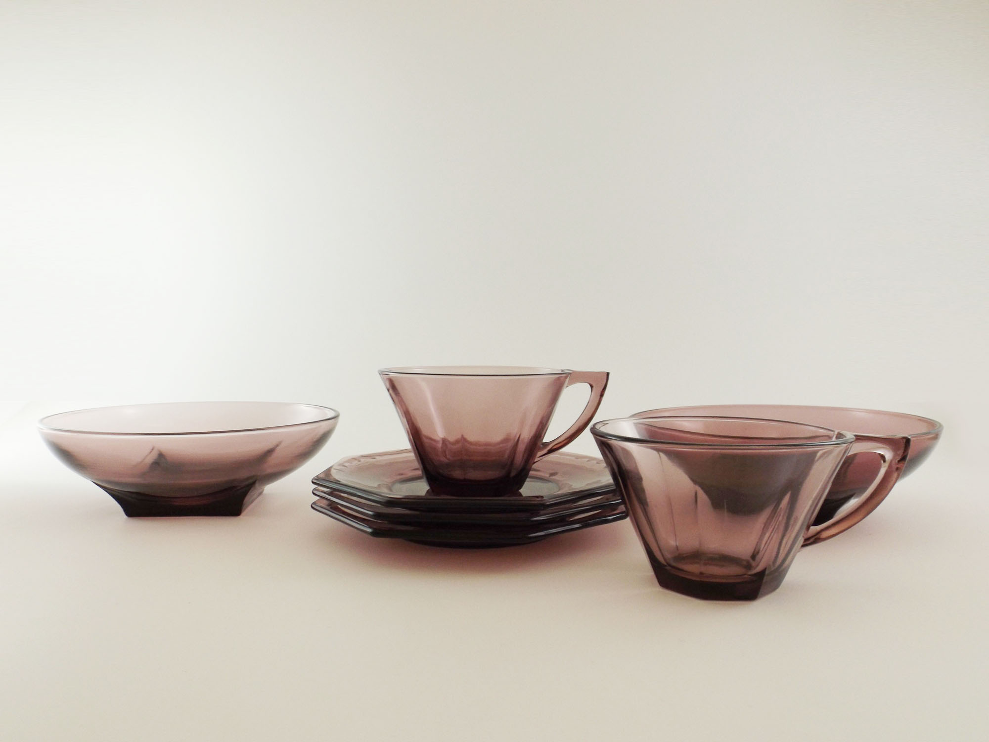 Hazel Atlas Moroccan Amethyst Glassware