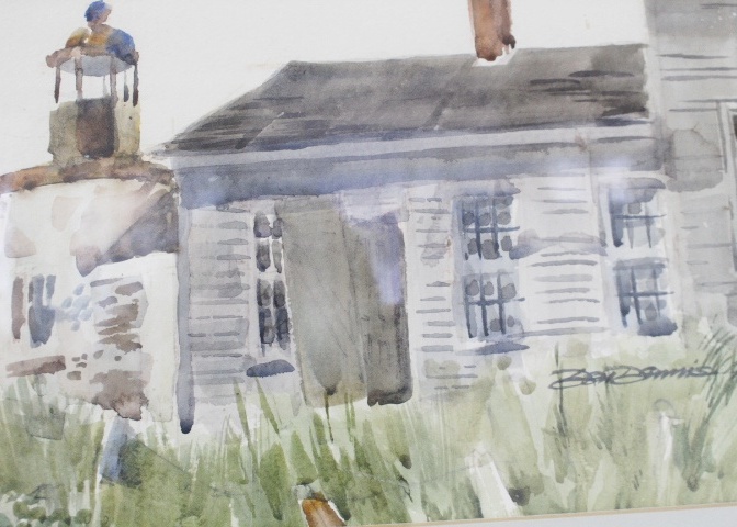 Original Watercolor Painting, "Lighthouse" by Don Dennis