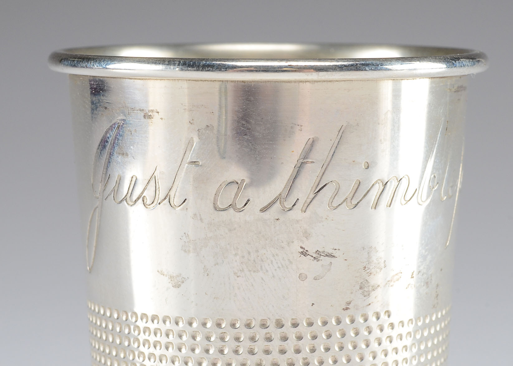 Sterling Silver Towle Thimble Shot Glass