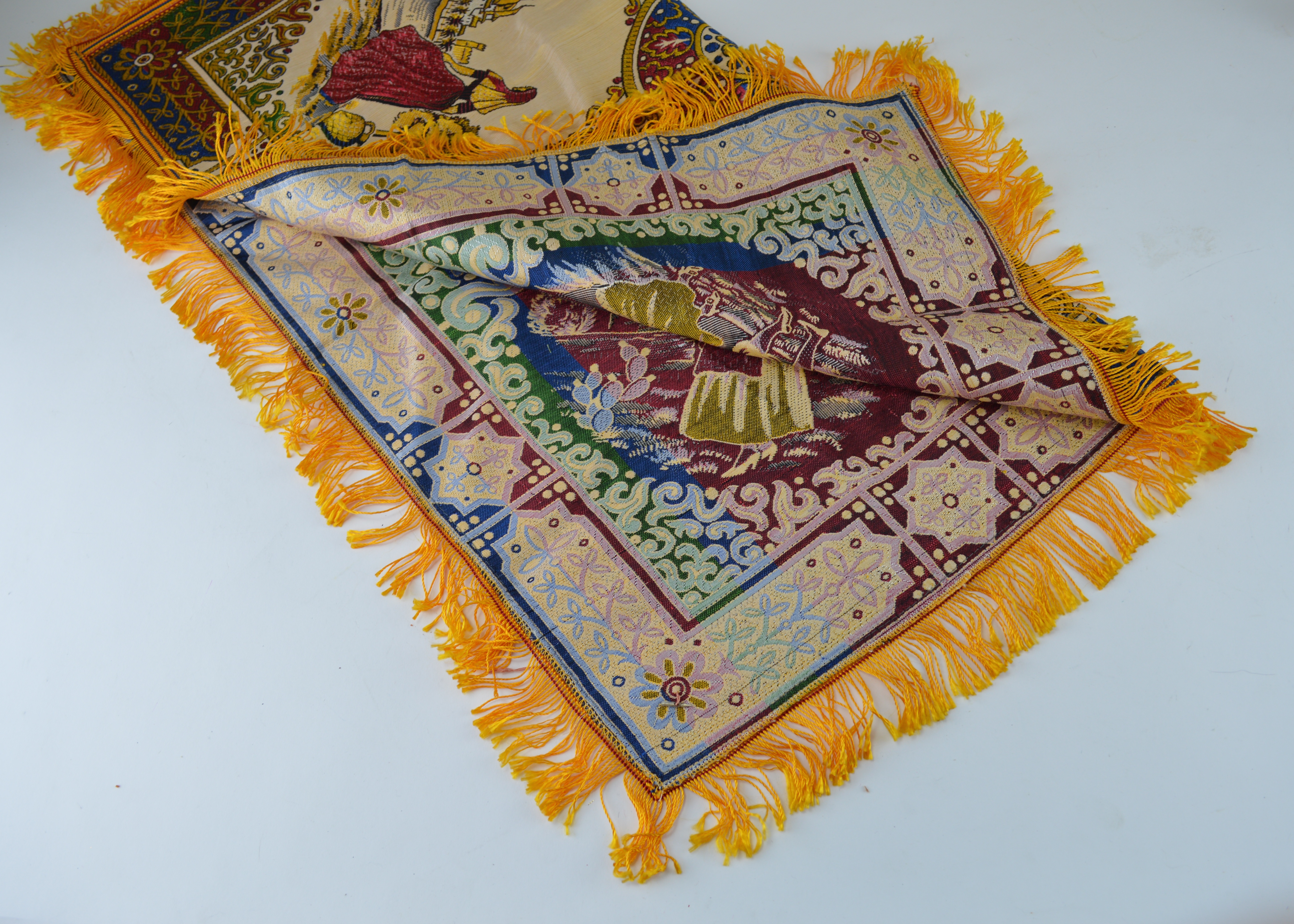 Vintage International Dolls and Windmill Tapestry