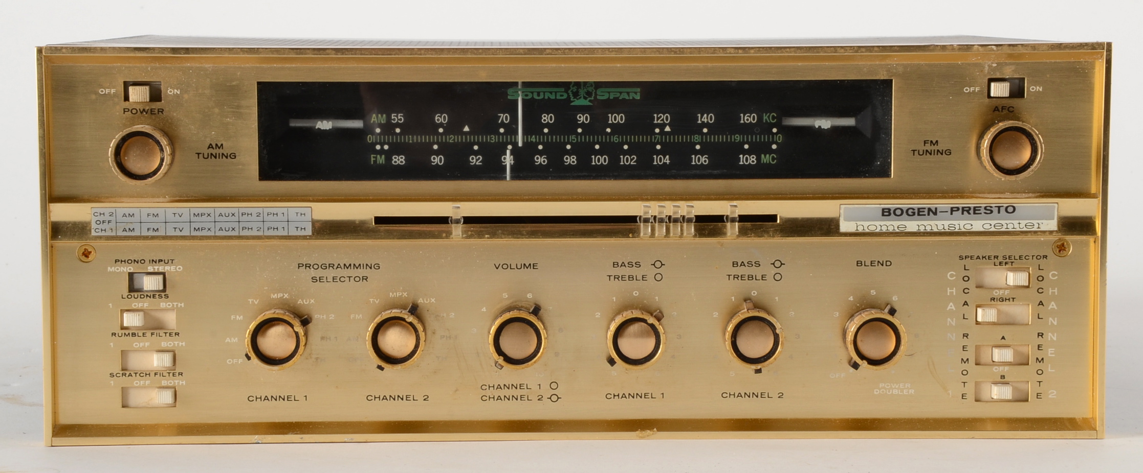 Circa 1960s Bogen-Presto RP 40 Stereo Receiver