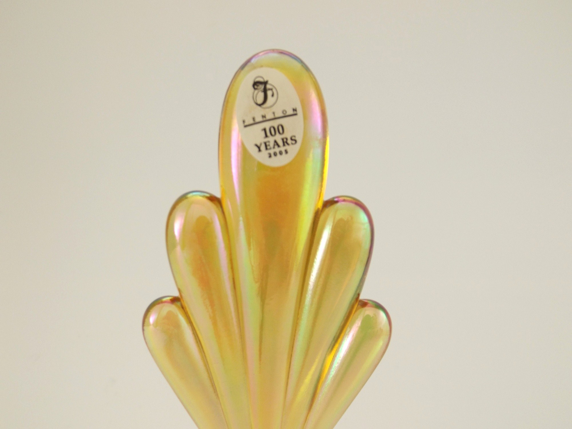Hand-Painted Fenton Perfume Bottle