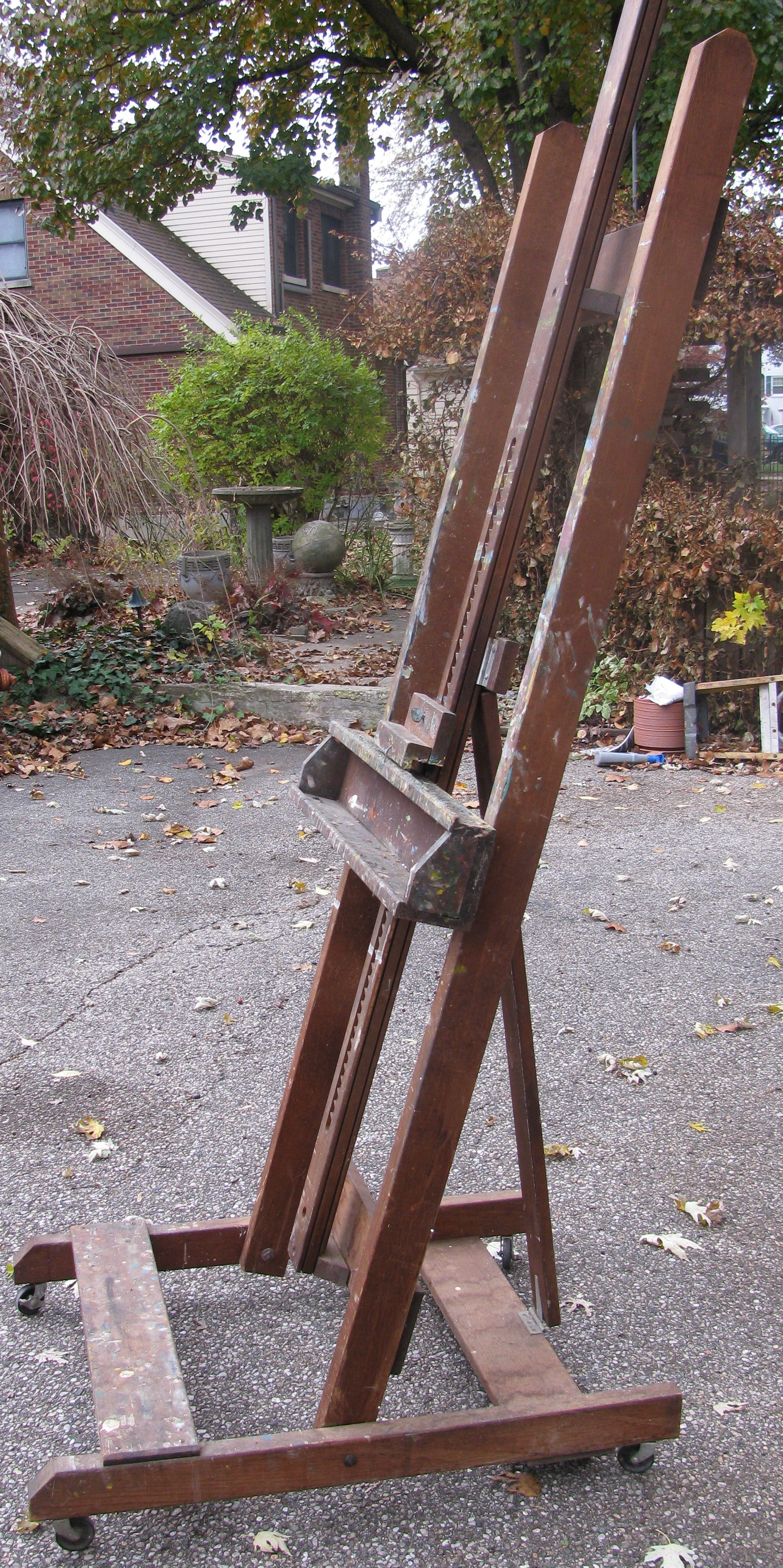 Pair of Vintage Wood Art Easels