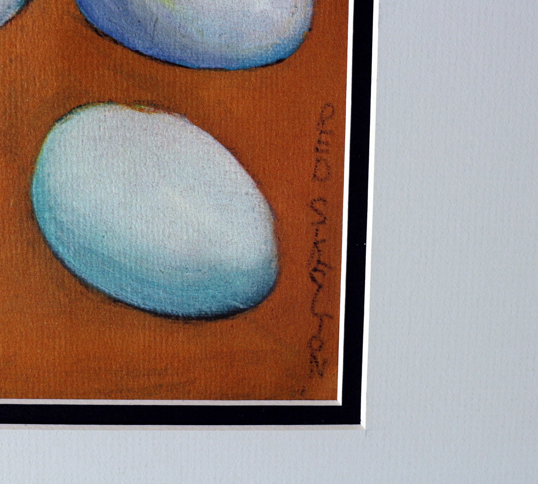 Red Skelton Signed Print Titled "Duck Eggs"