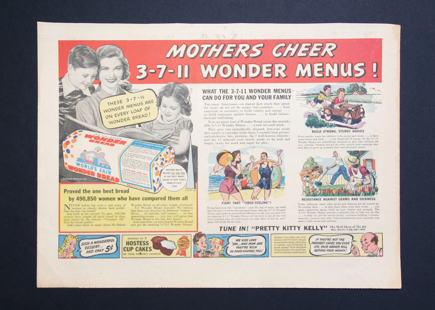 Trio of Vintage Print Advertisements