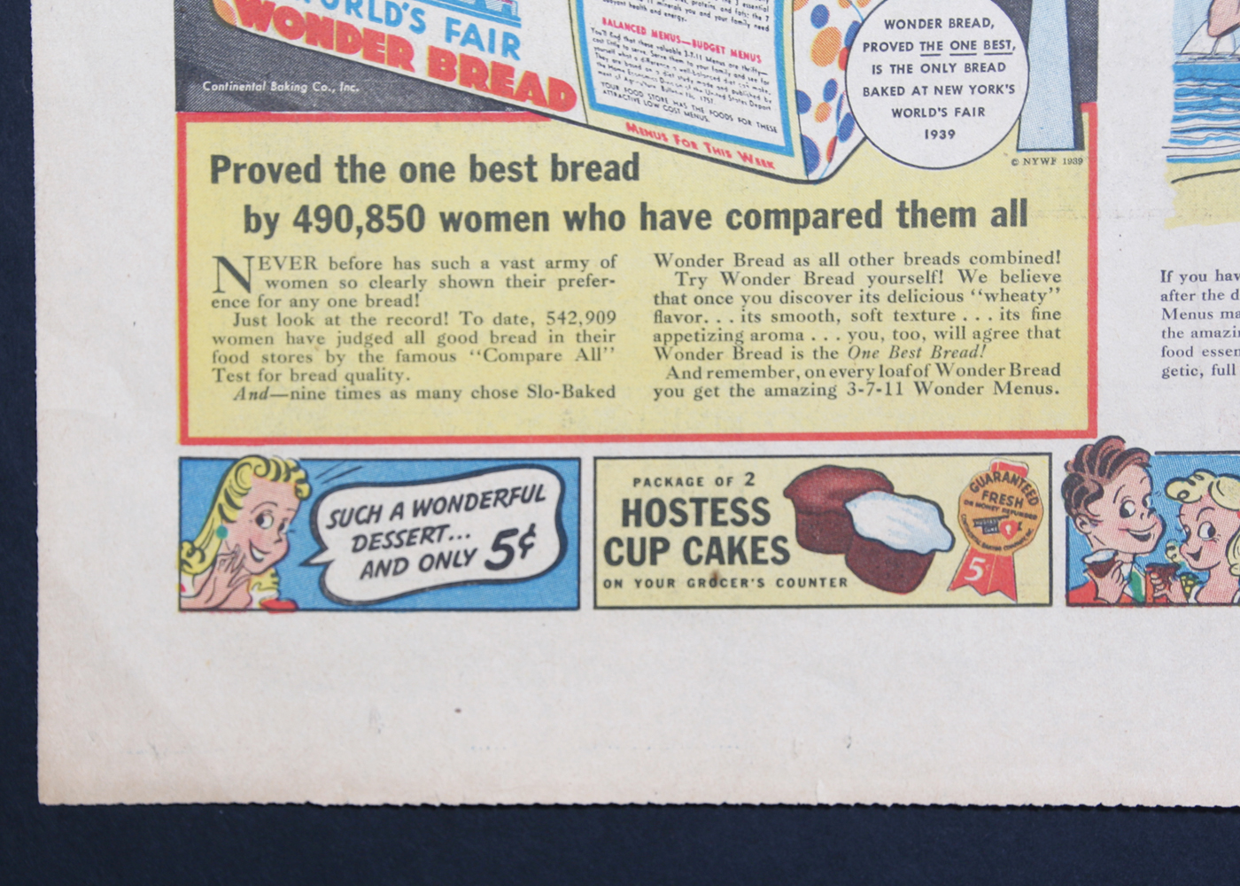 Trio of Vintage Print Advertisements