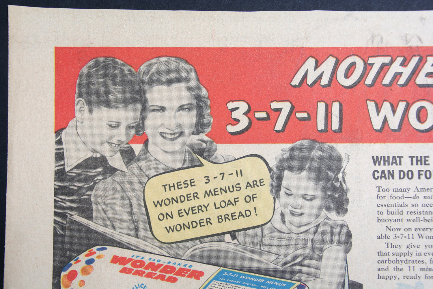 Trio of Vintage Print Advertisements