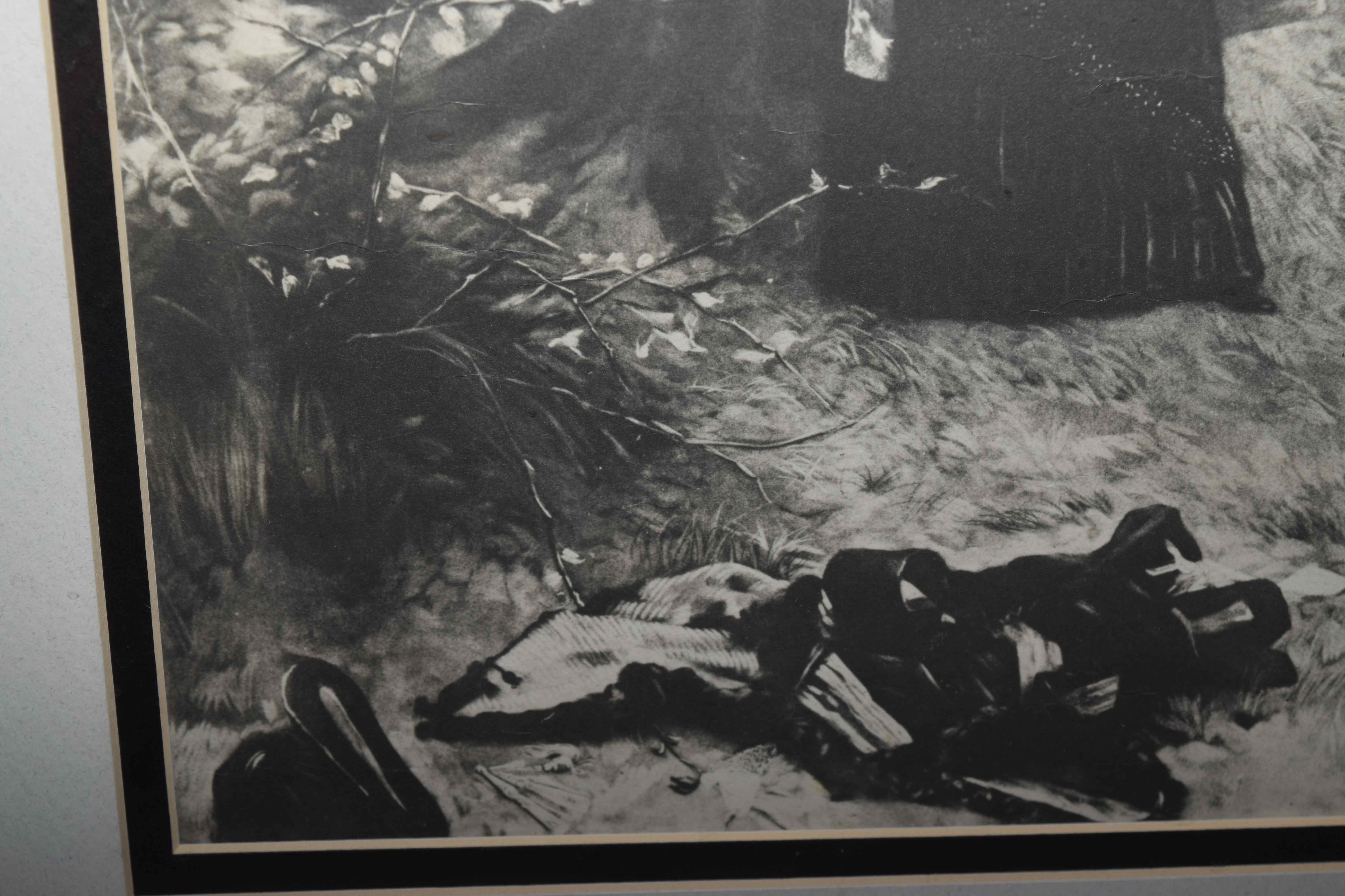 "The Affair of Honor" Photogravure by Emile Bayard Circa 1886