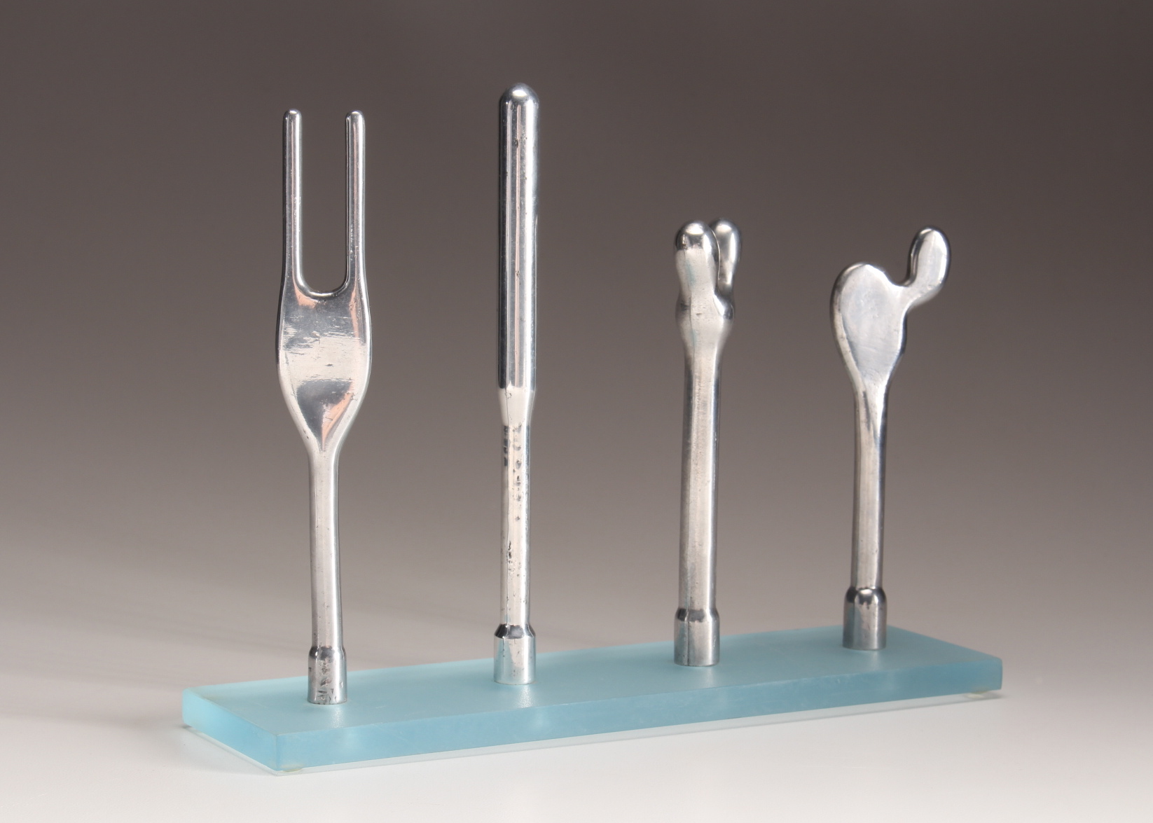 Four Vintage Balloon Molds Mounted on Acrylic