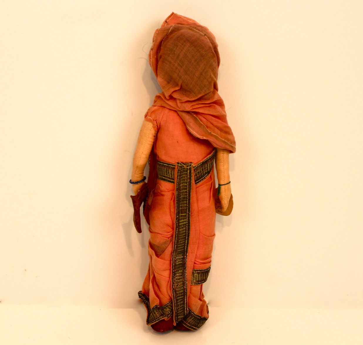 Vintage  Handmade India Cloth Doll with Sari