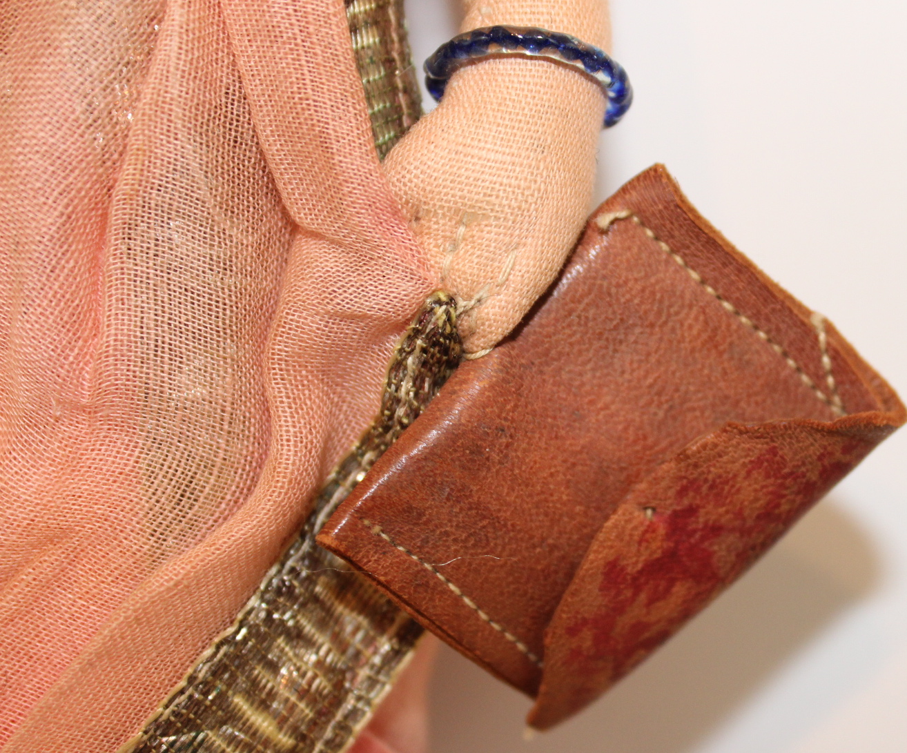 Vintage  Handmade India Cloth Doll with Sari