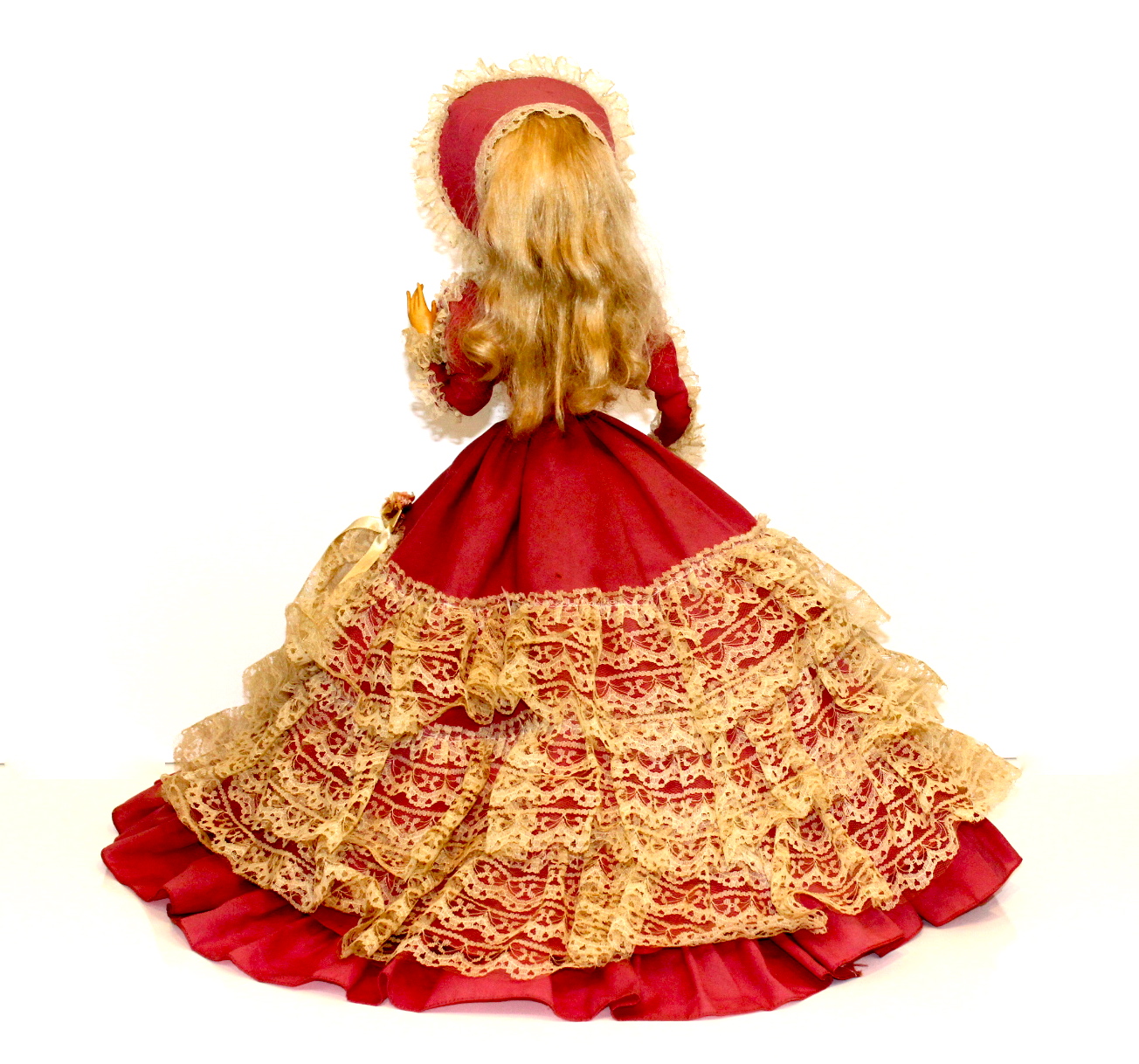 Vintage Petra doll By Bradley in Victorian Gown and Bonnet