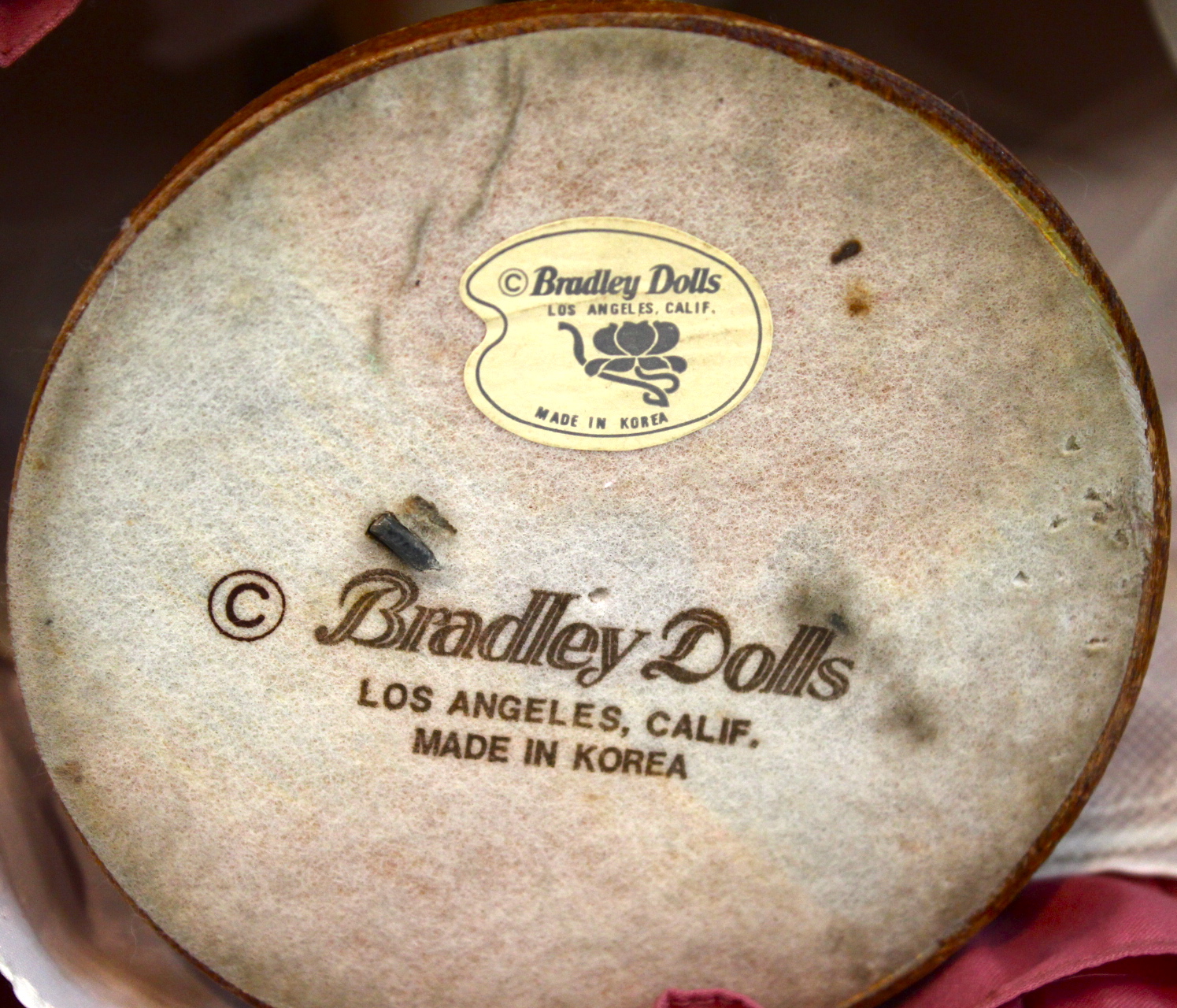 Vintage Petra doll By Bradley in Victorian Gown and Bonnet