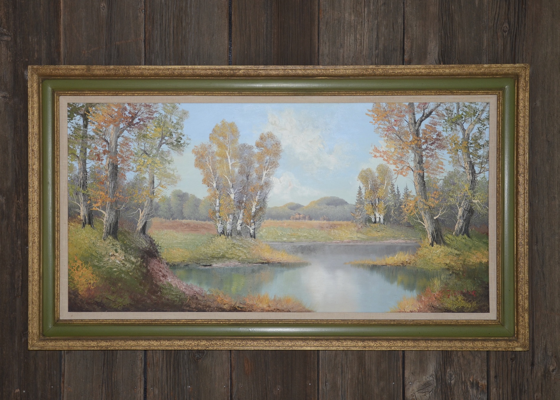 Original Oil on Canvas Painting by T. Steiner