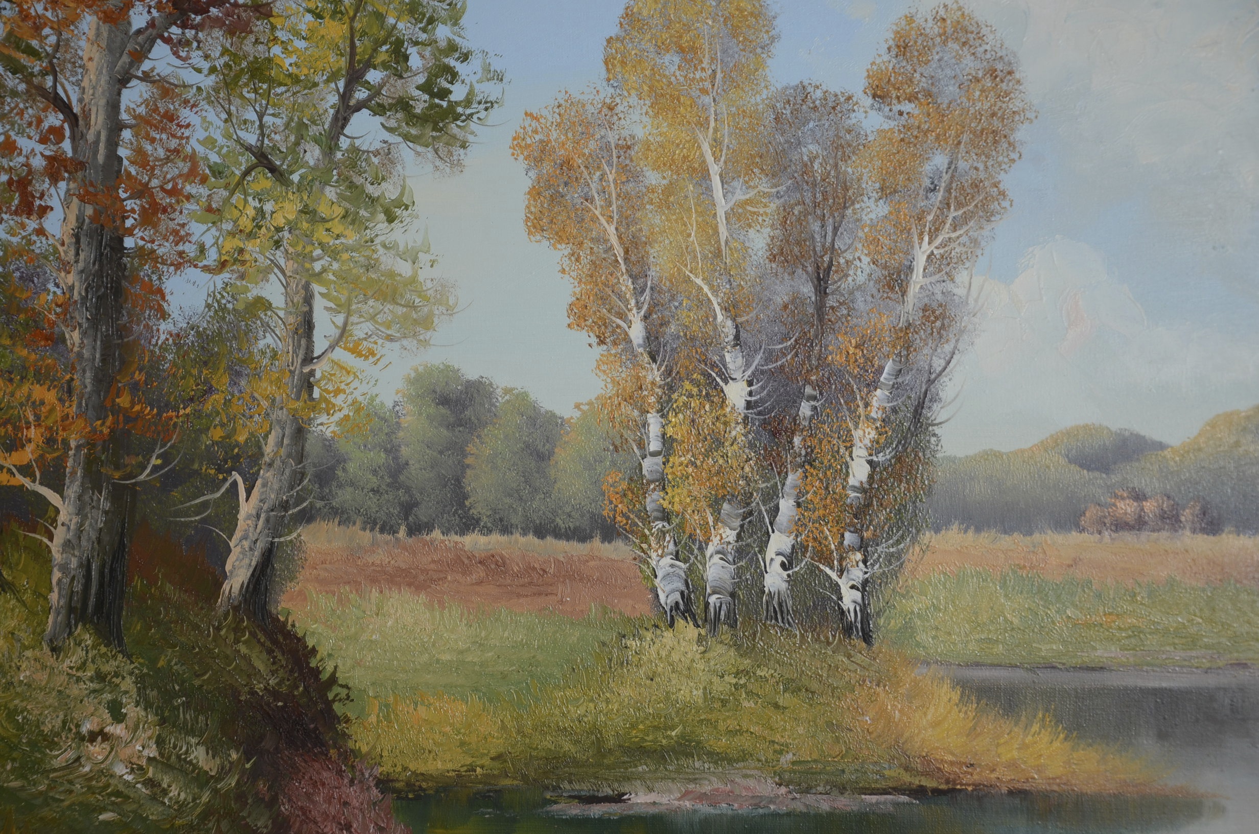 Original Oil on Canvas Painting by T. Steiner