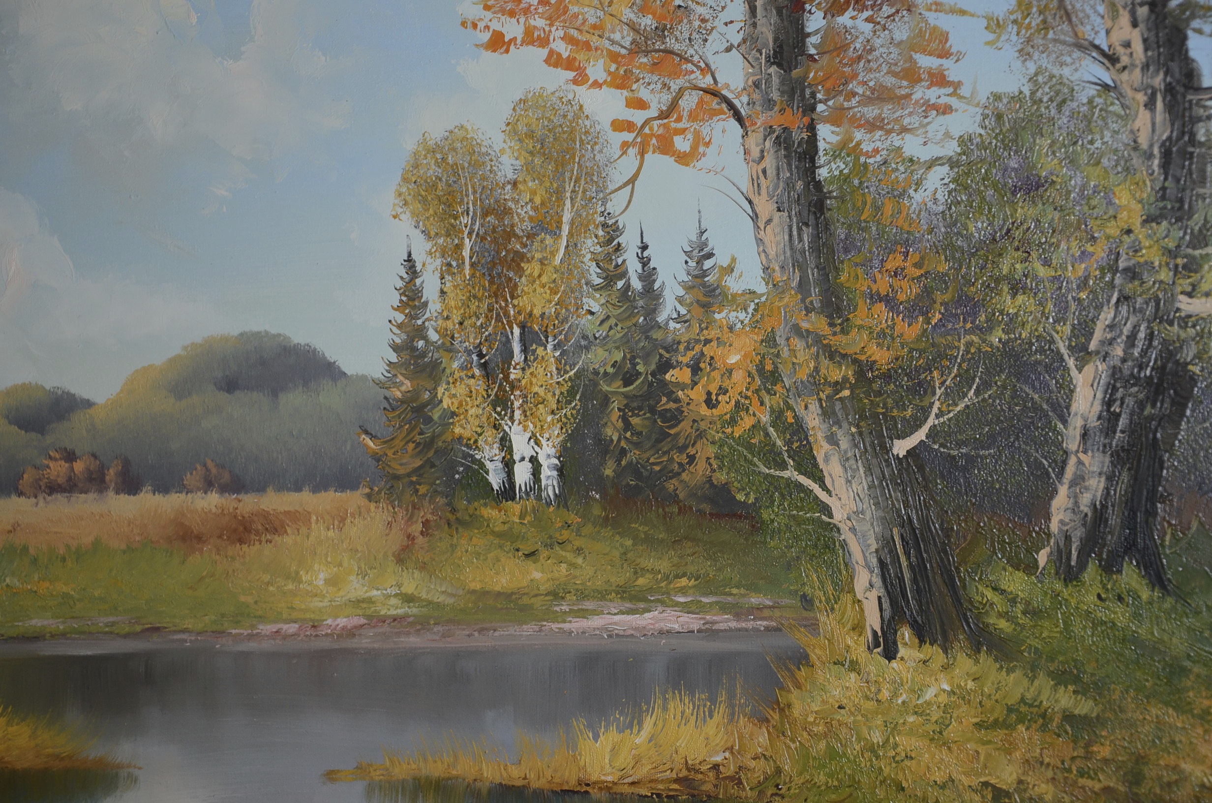 Original Oil on Canvas Painting by T. Steiner