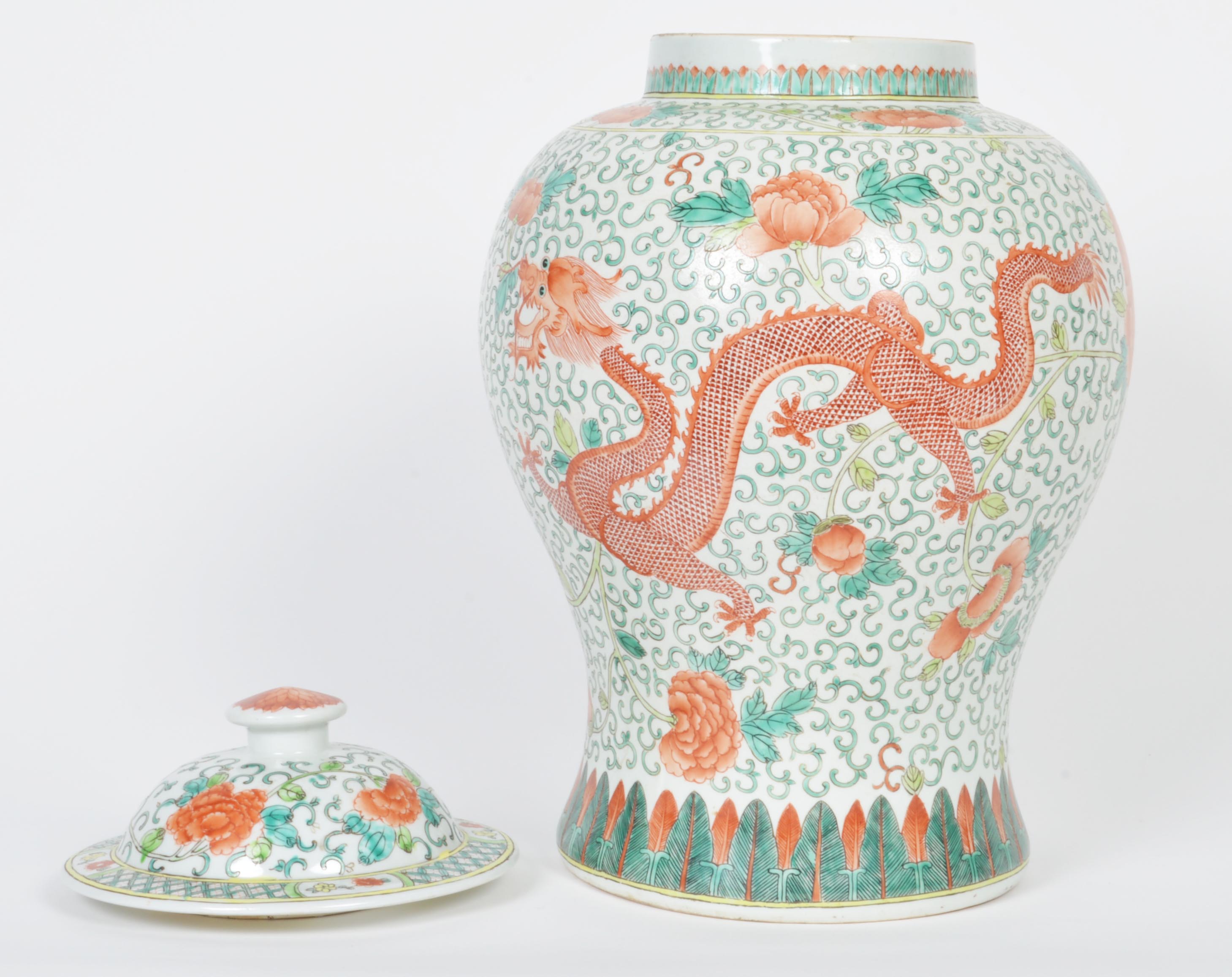 Porcelain Lidded Vases