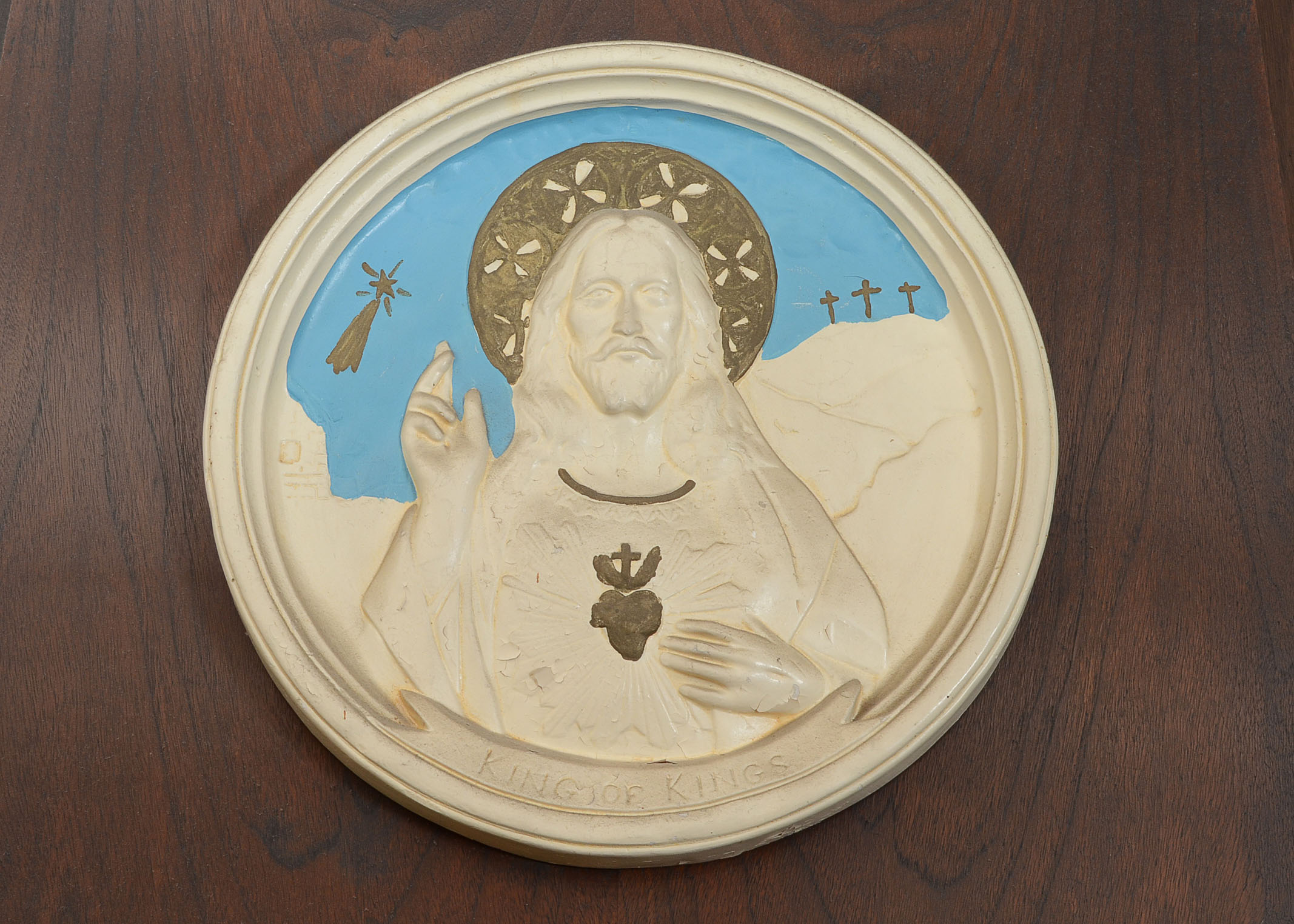 Pair of Cast Metal Statuettes