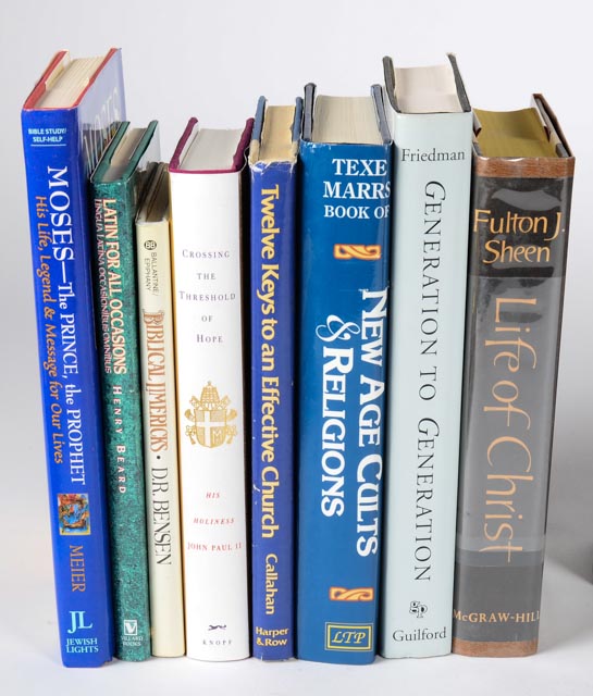 Generous Collection of Religious Books and Audio Tapes