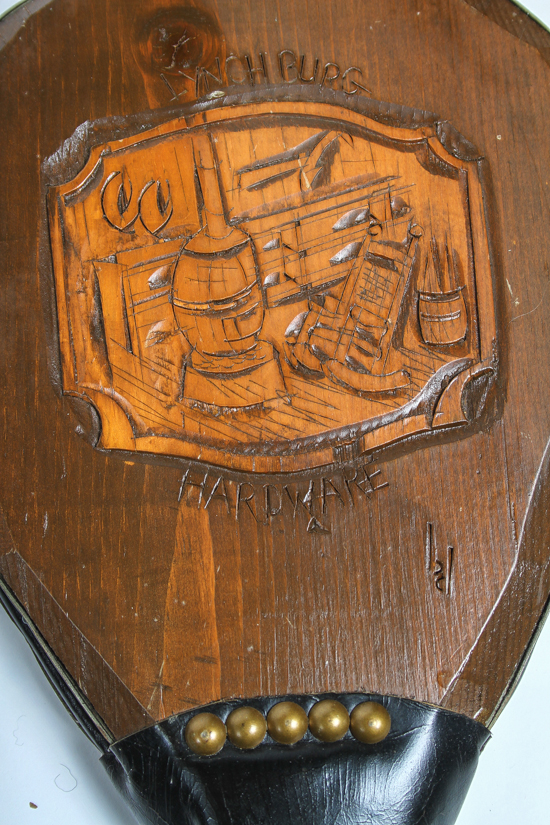 Vintage Lynchburg Hardware Bellows and Brass Toned Hearth Set