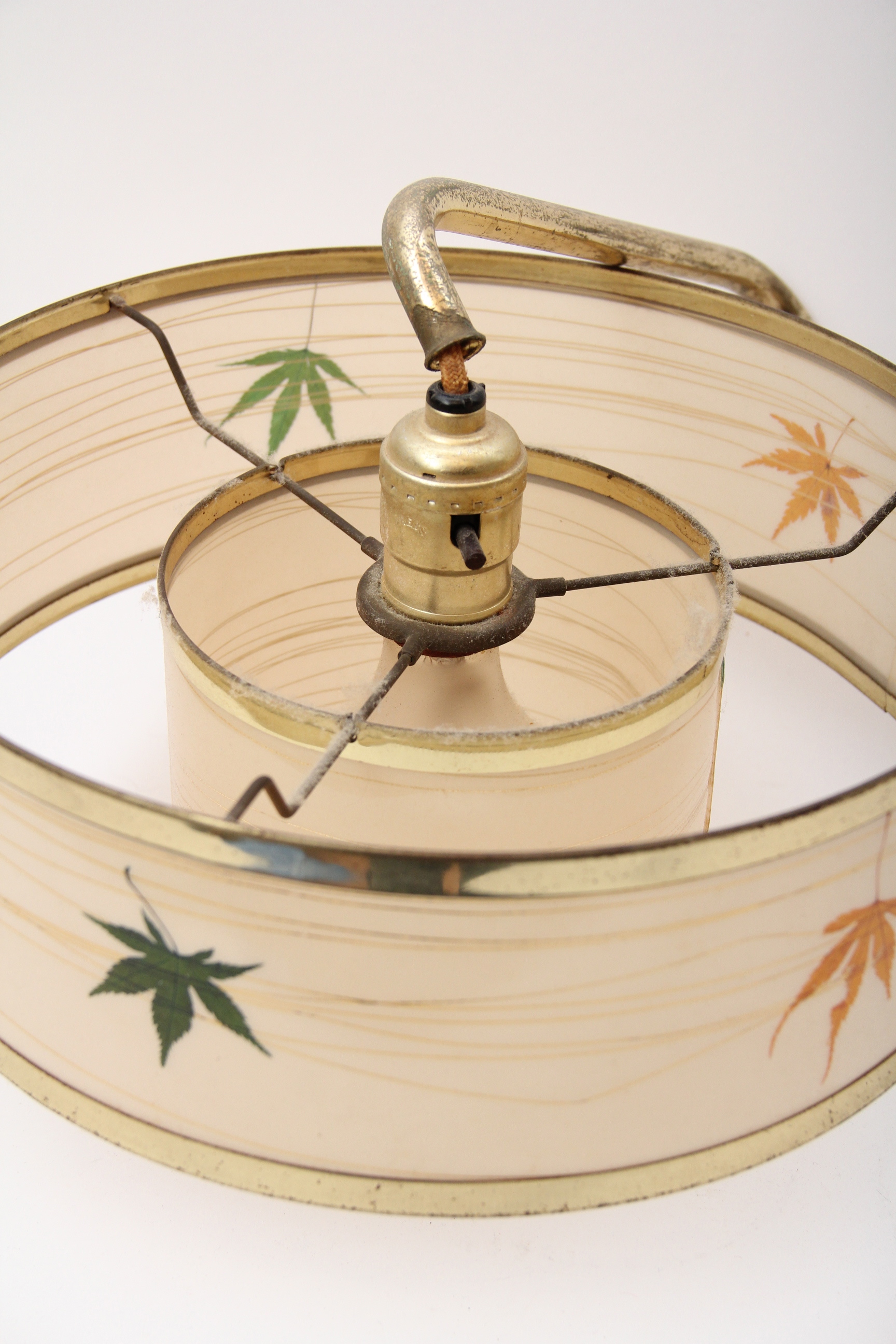 Pair of Mid Century Modern Hanging Light Fixtures