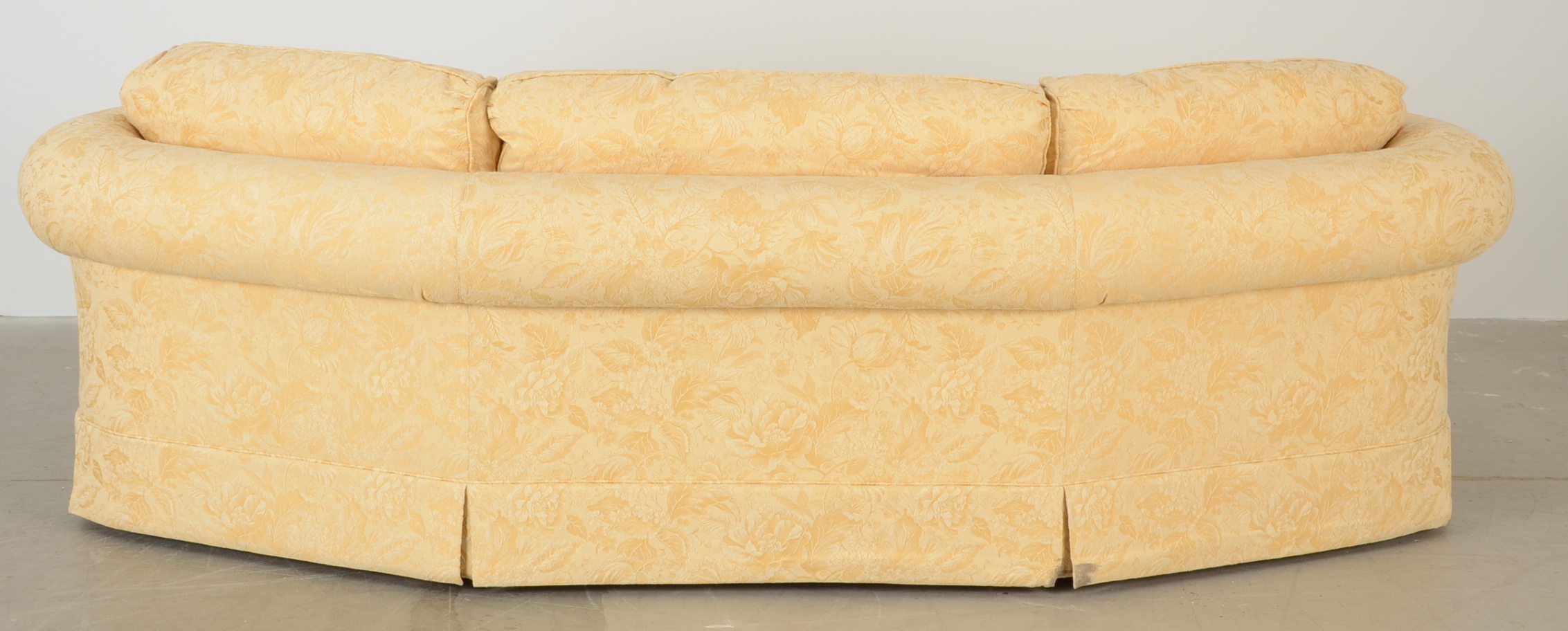 Sherrill Curved Damask Sofa