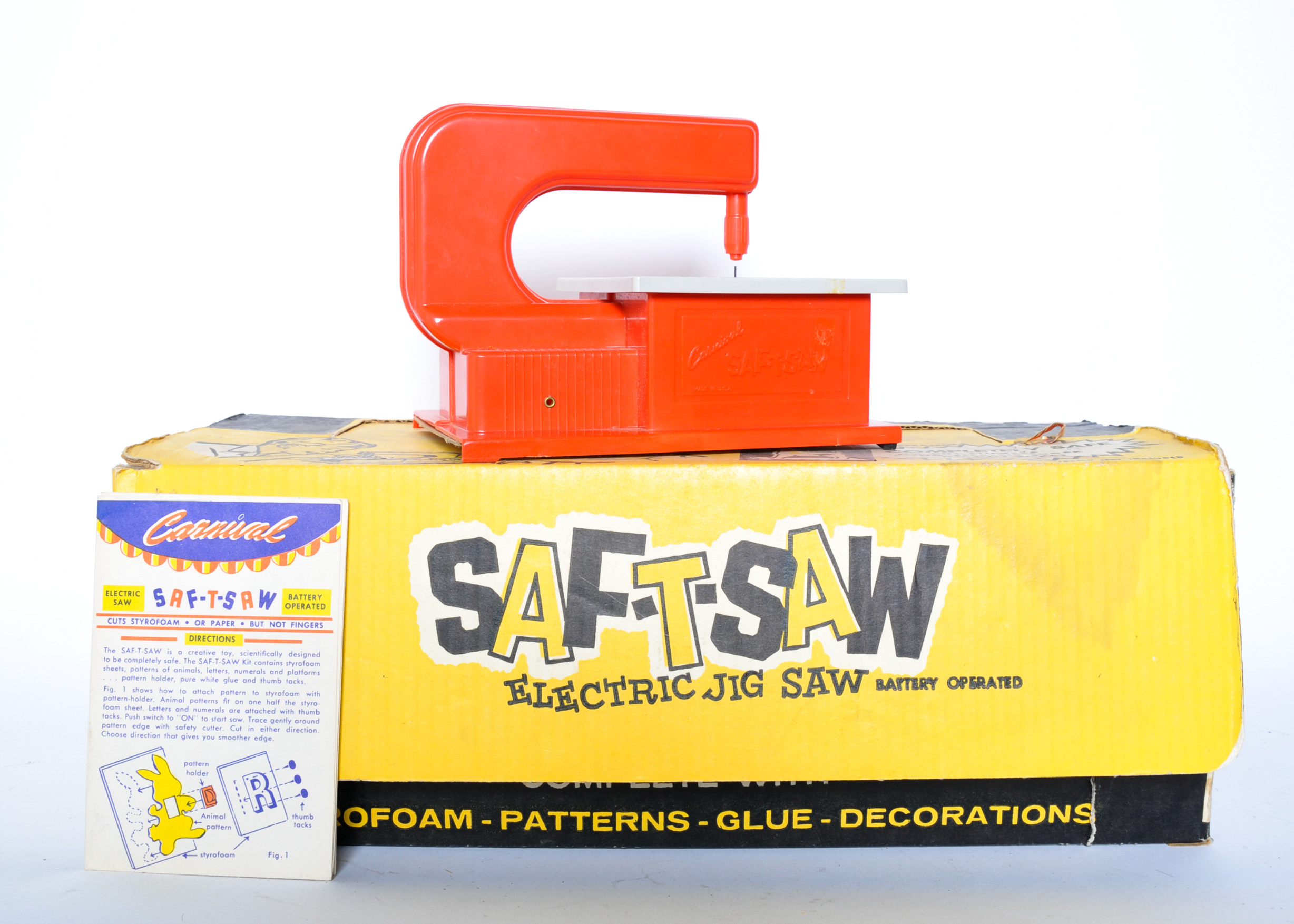 Vintage Saf-T-Saw Electric Jig Saw Toy